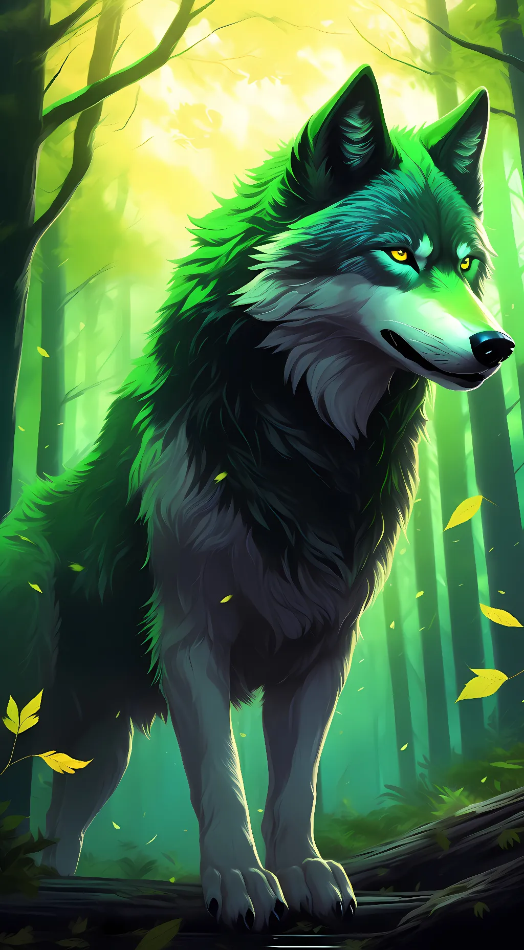 ai character: Vine background