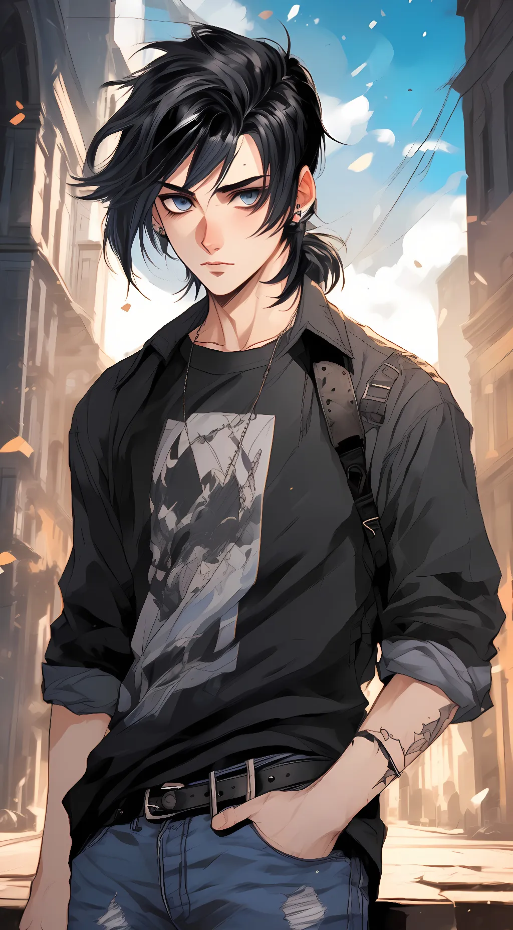 ai character: Giyuu Tomioka background