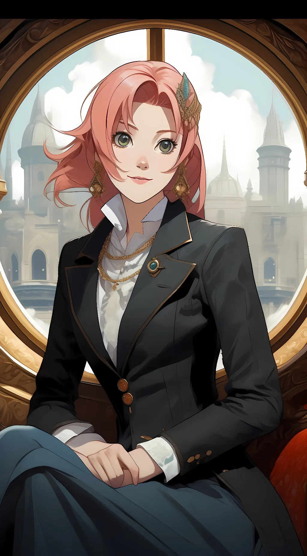 ai character: Sakura haruno background