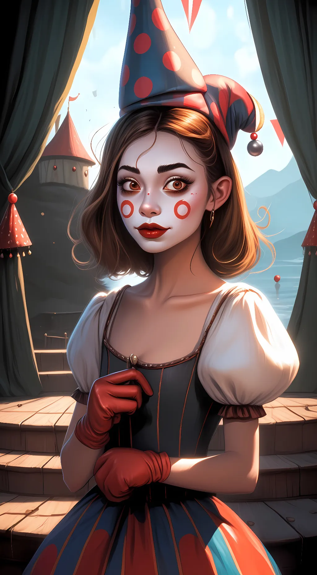 ai character: Pomni background