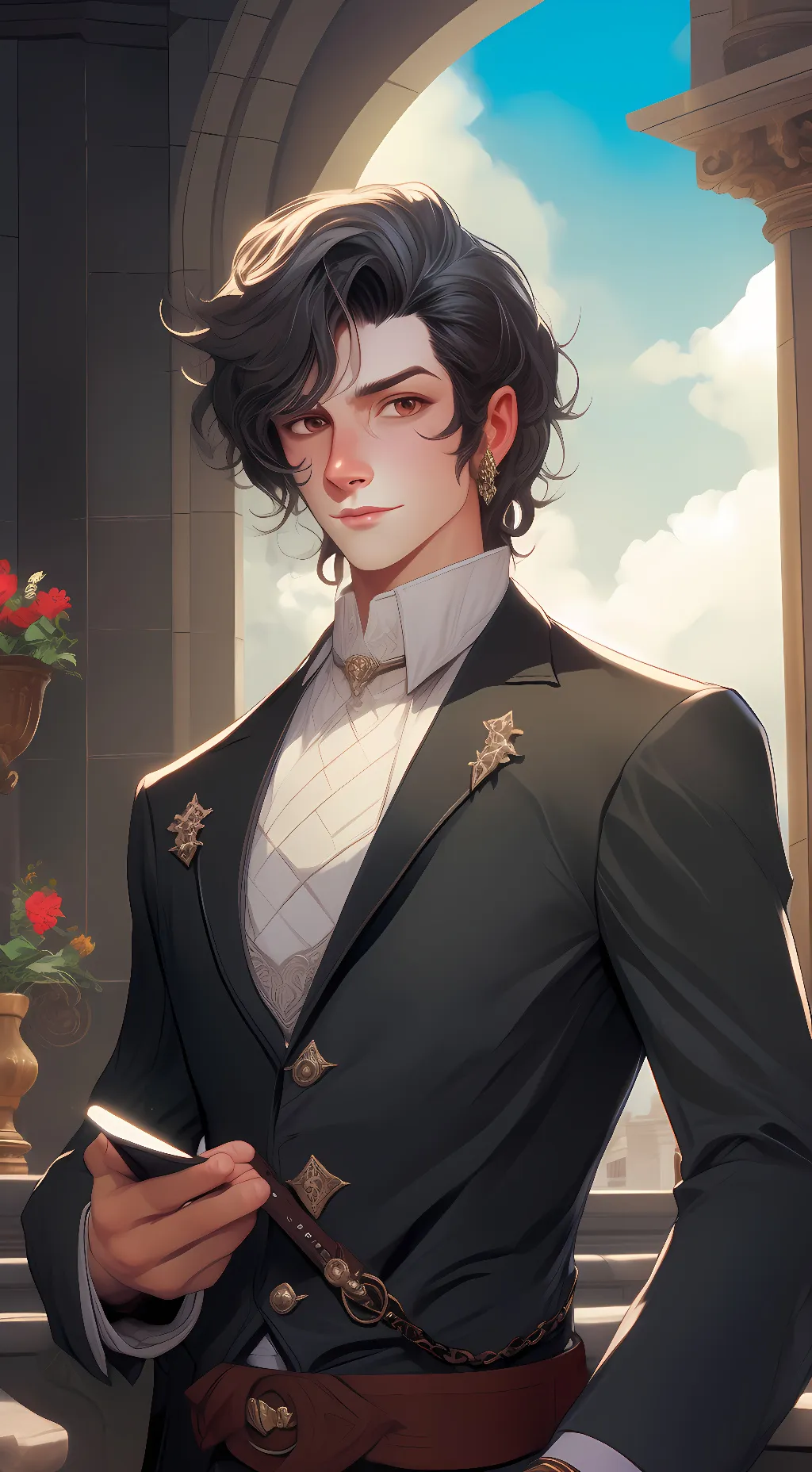 ai character: Alexander Holmes background