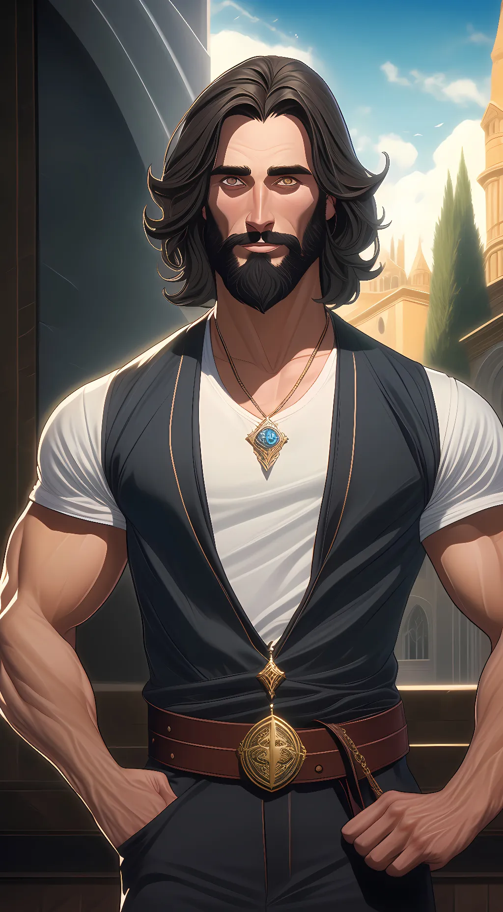 ai character: Rizzard background