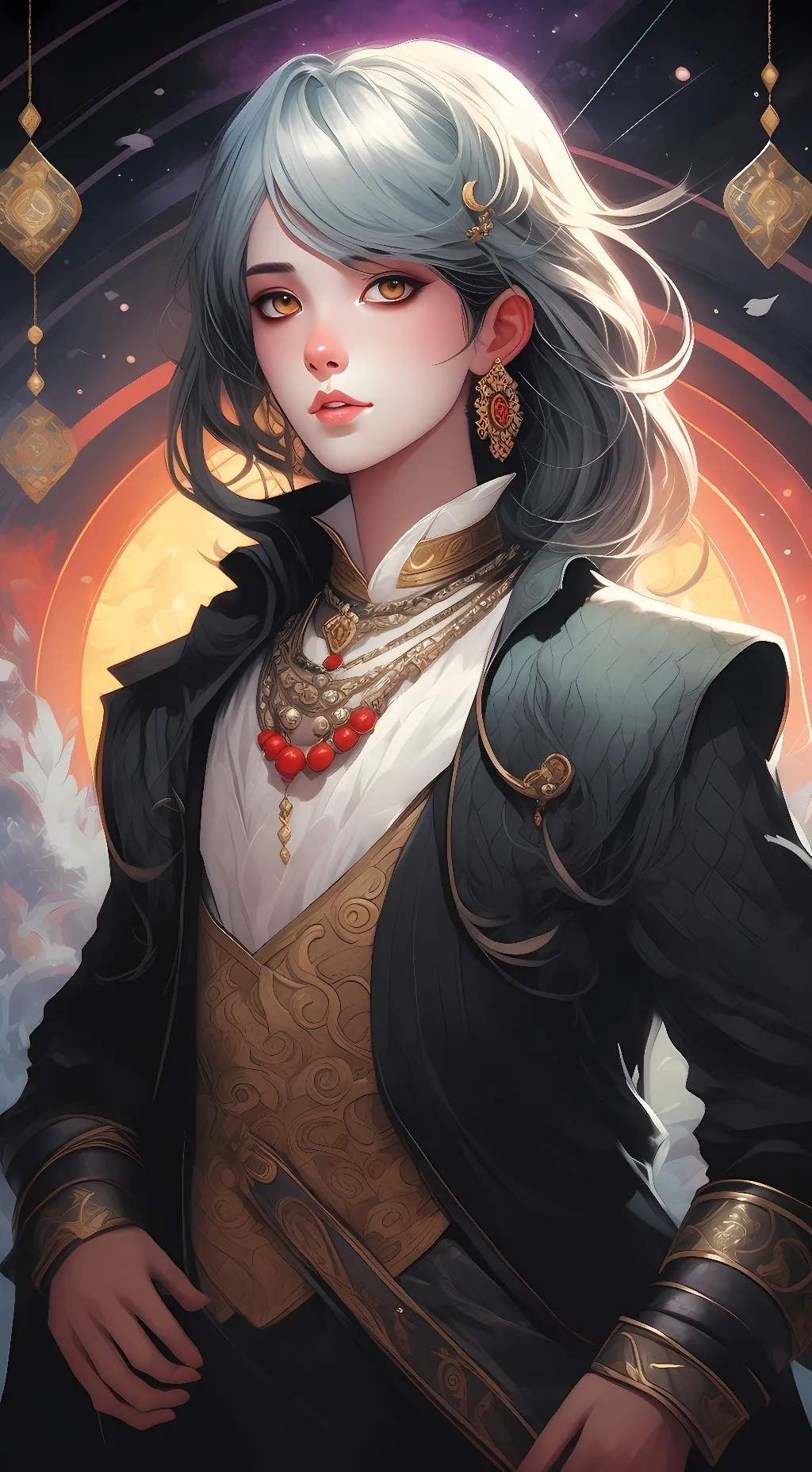 ai character: senior lila background