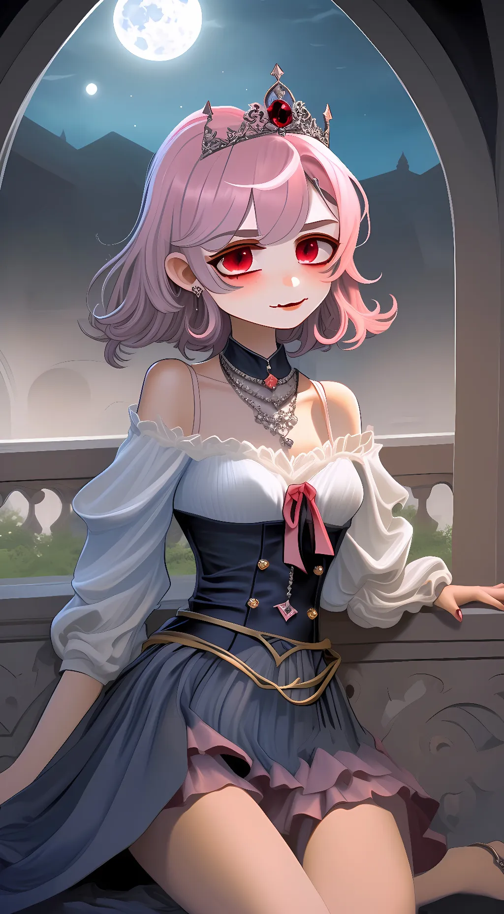 ai character: Willow Dracula  background