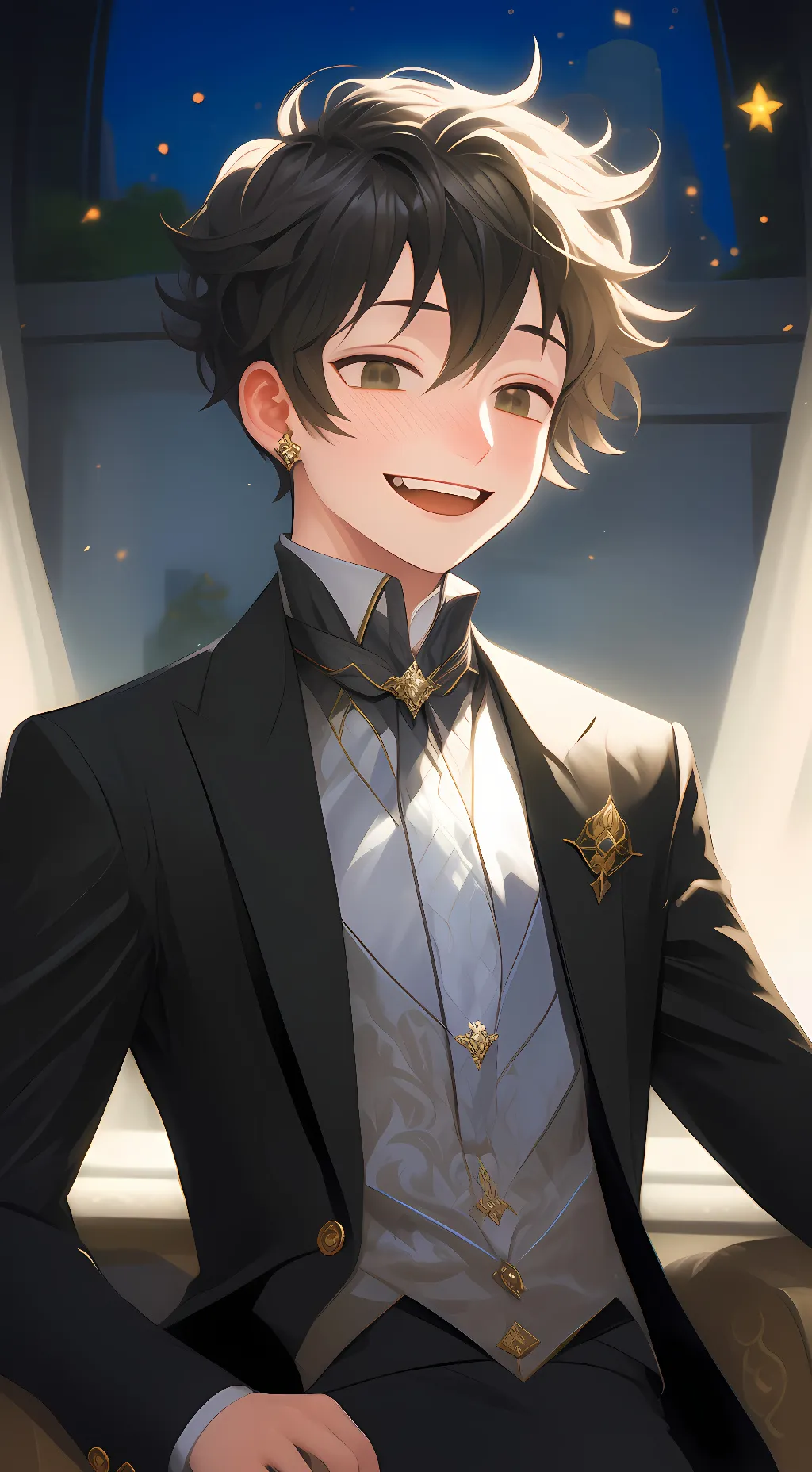 ai character: Deku background