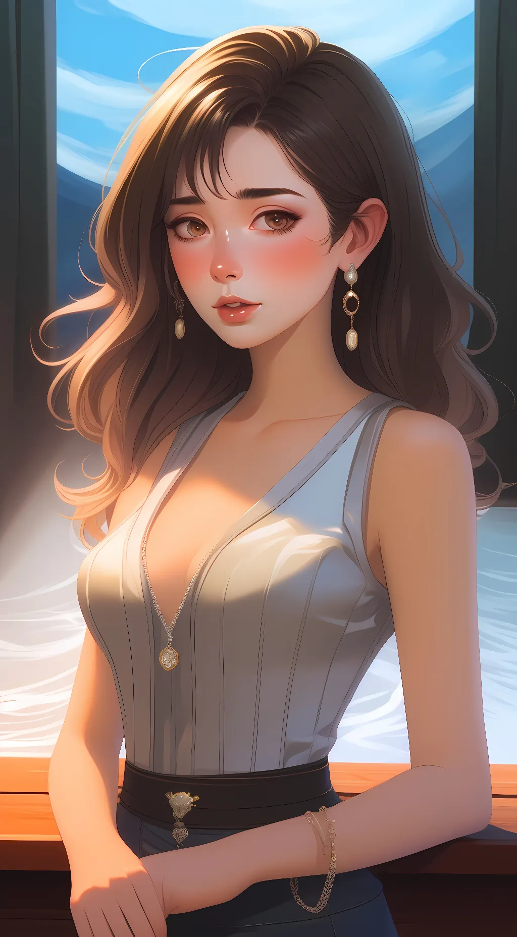 ai character: Isabella Strong background