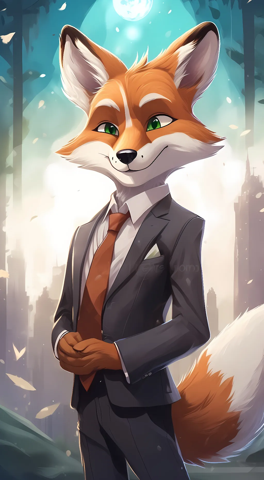ai character: Nick Wilde background