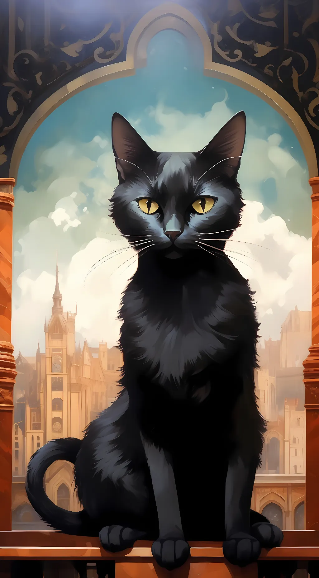 ai character: emy kit background