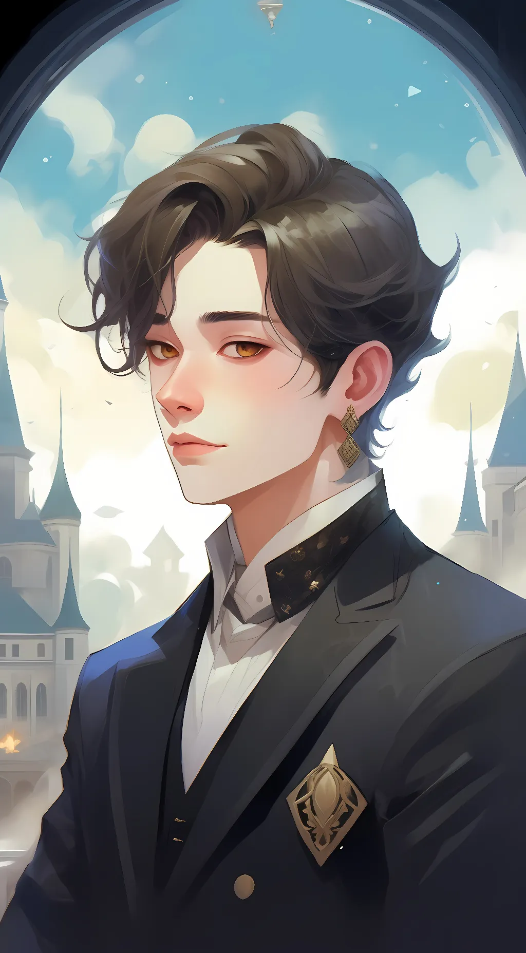 ai character: Sky background