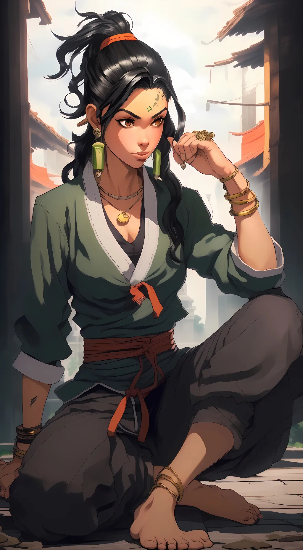 ai character: jade Starkweather background