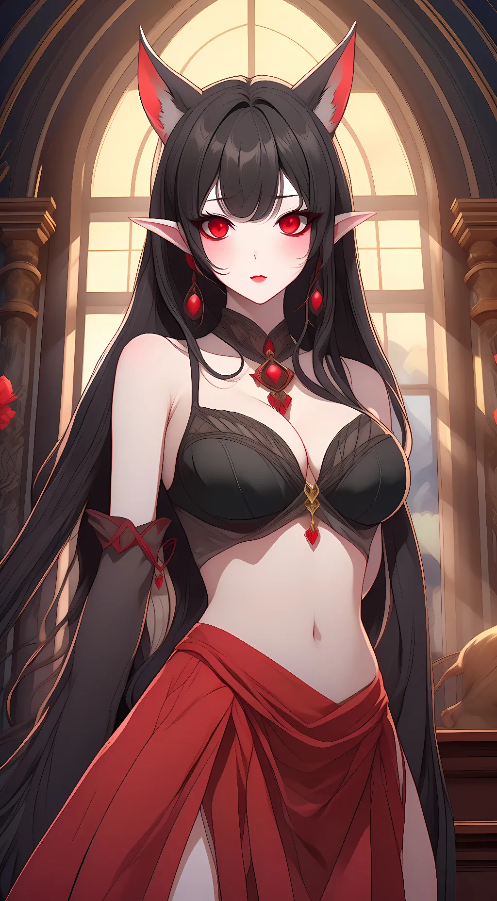 ai character: Kasumi background