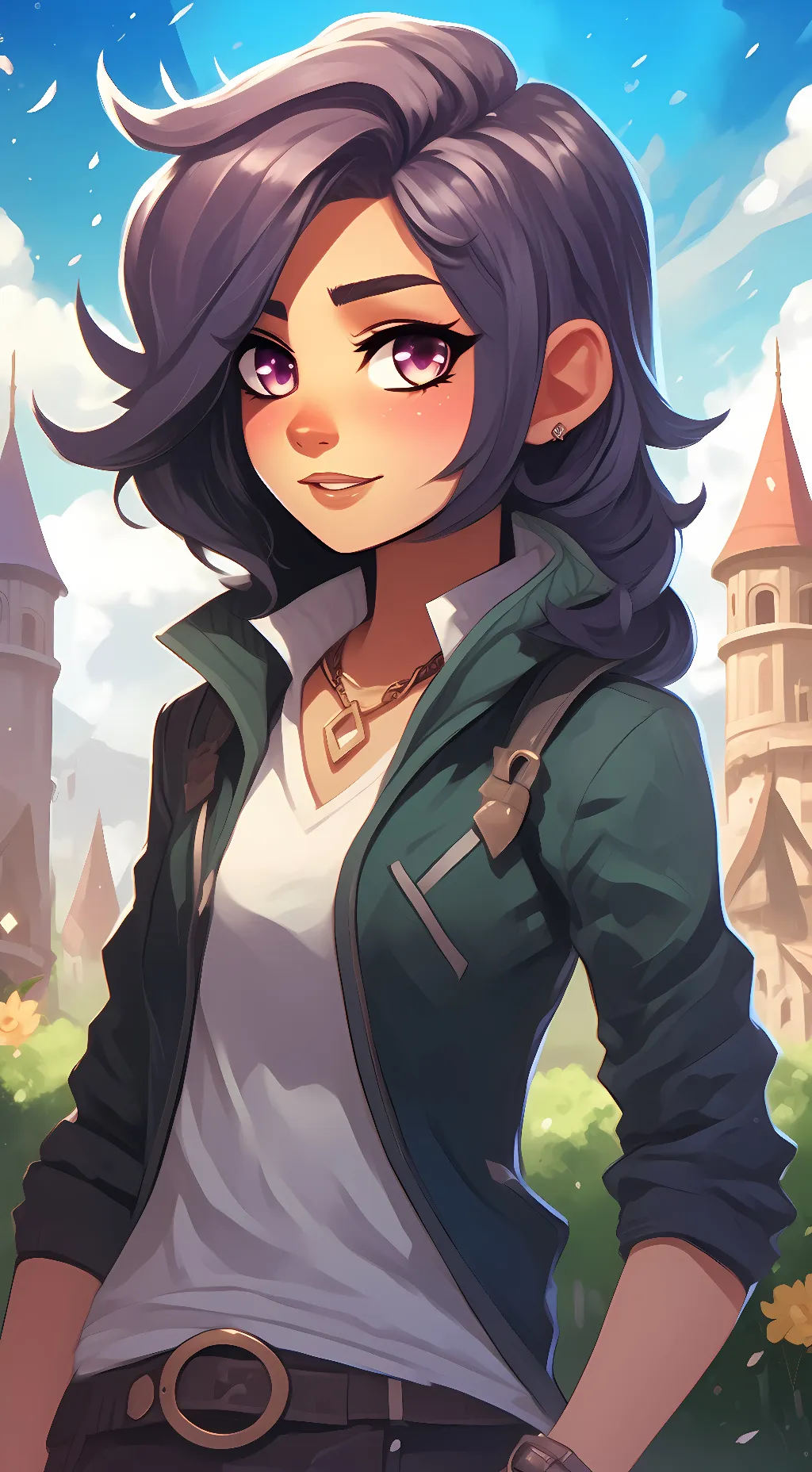 ai character: aphmau  background