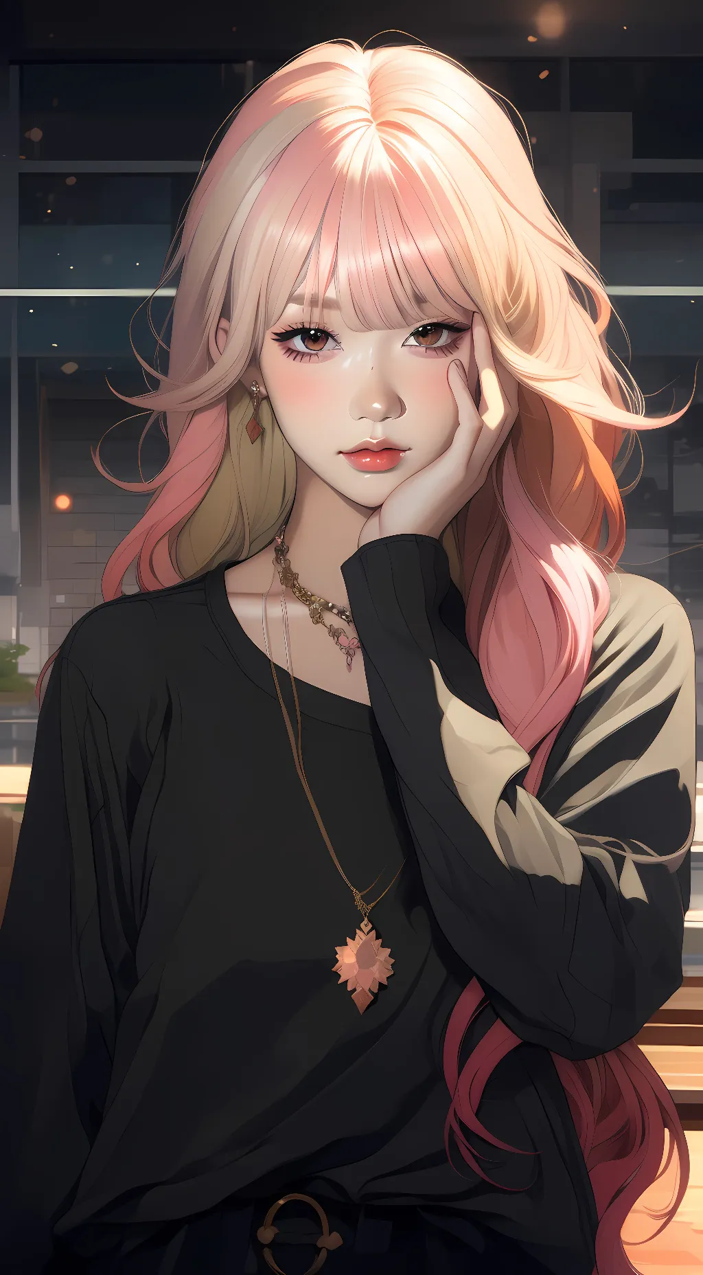 ai character: Карина  background