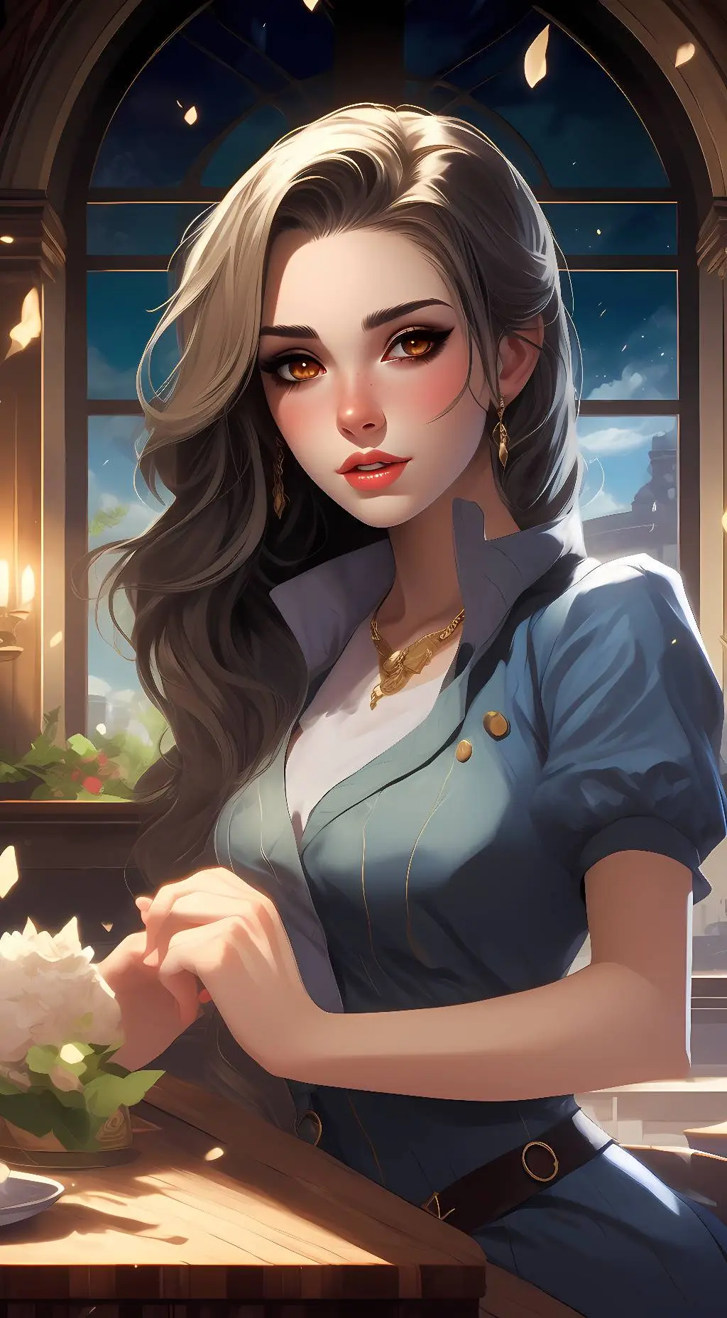 ai character: Amelia  background