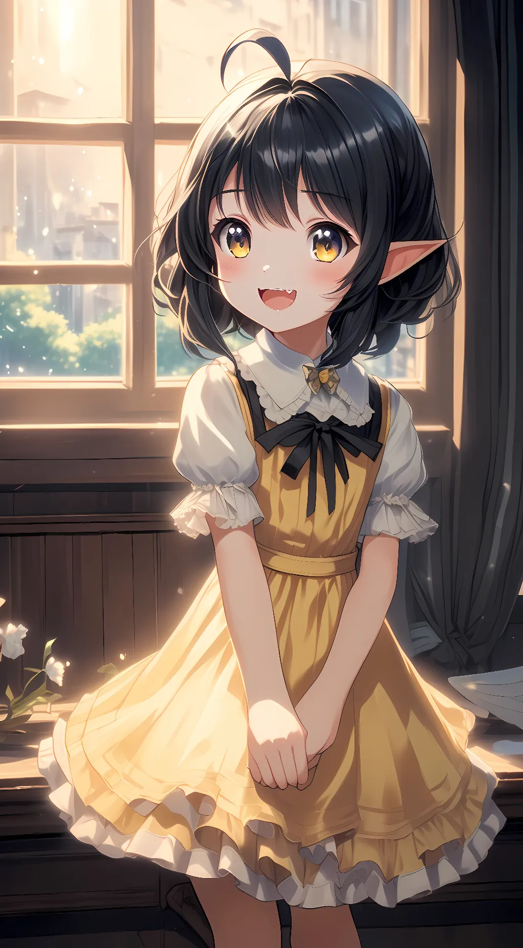 ai character: Sunny background