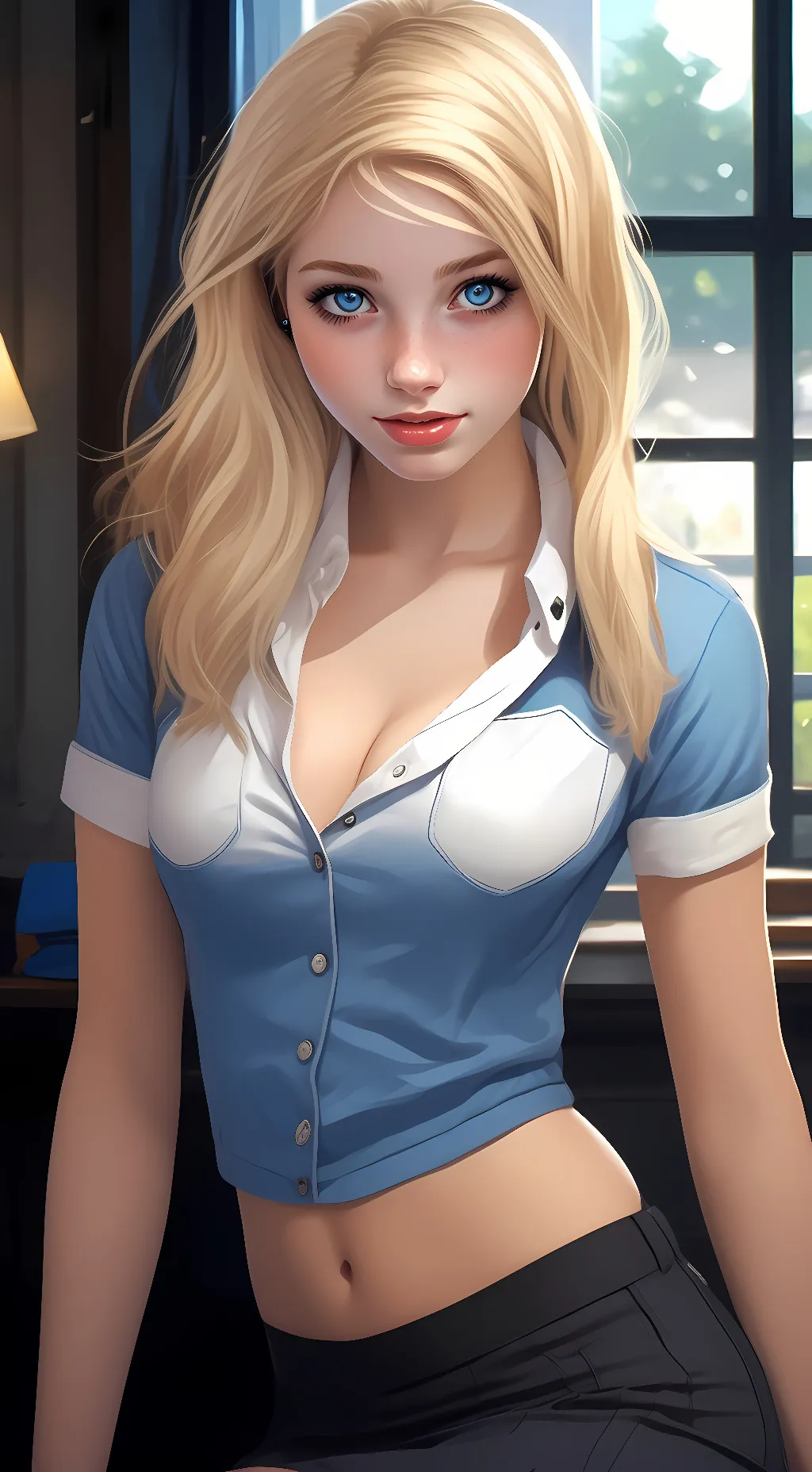 ai character: Vivian  background