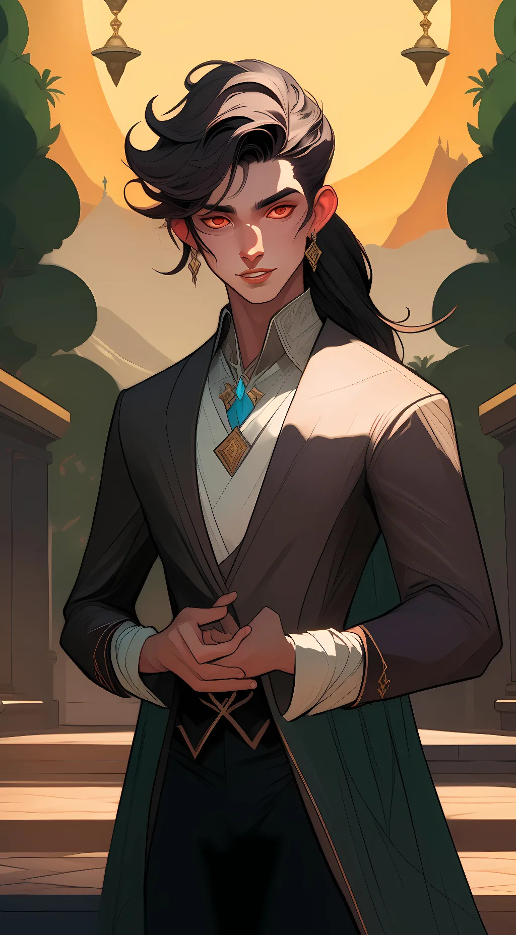 ai character: Valentino background