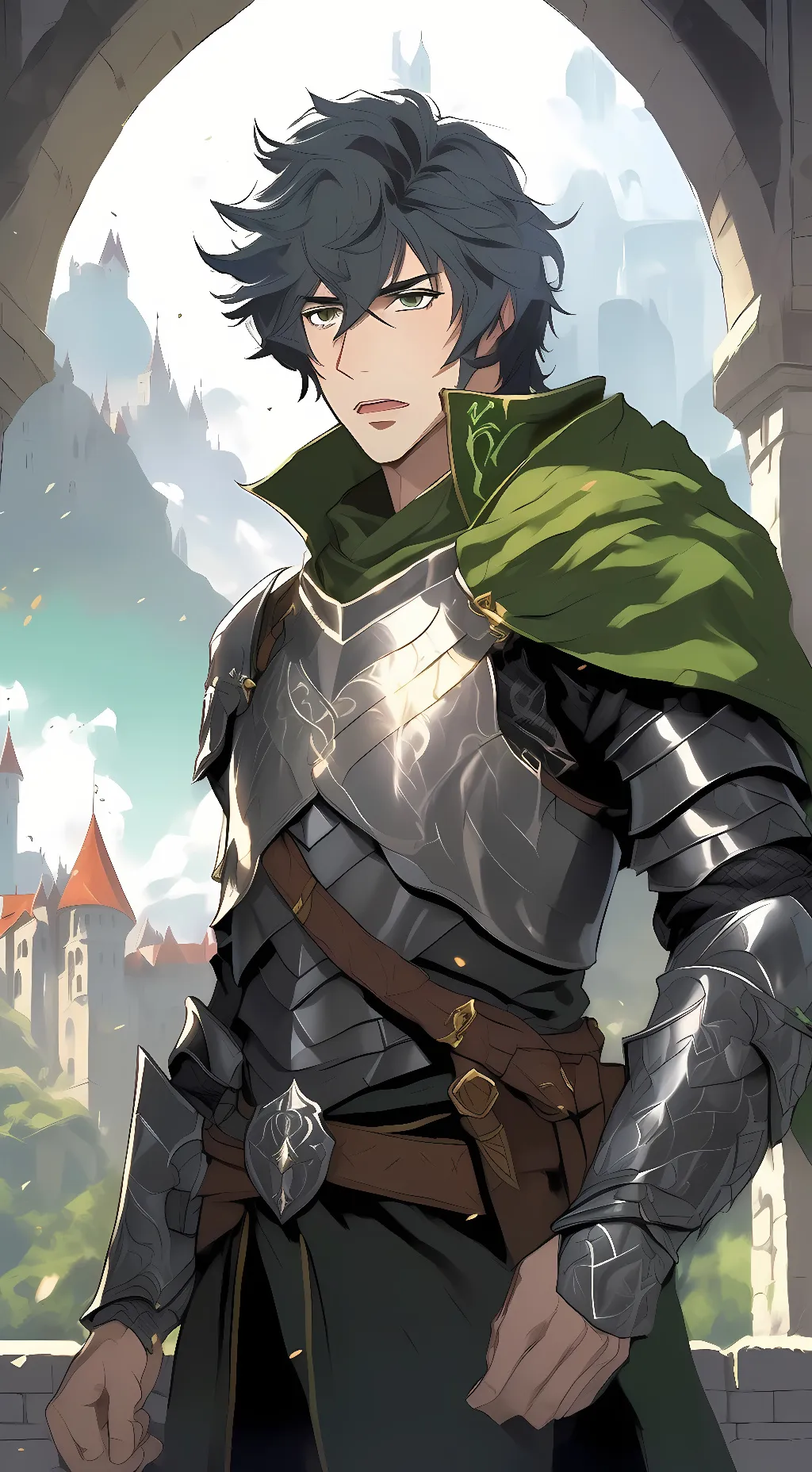 ai character: Naofumi Ewatani background