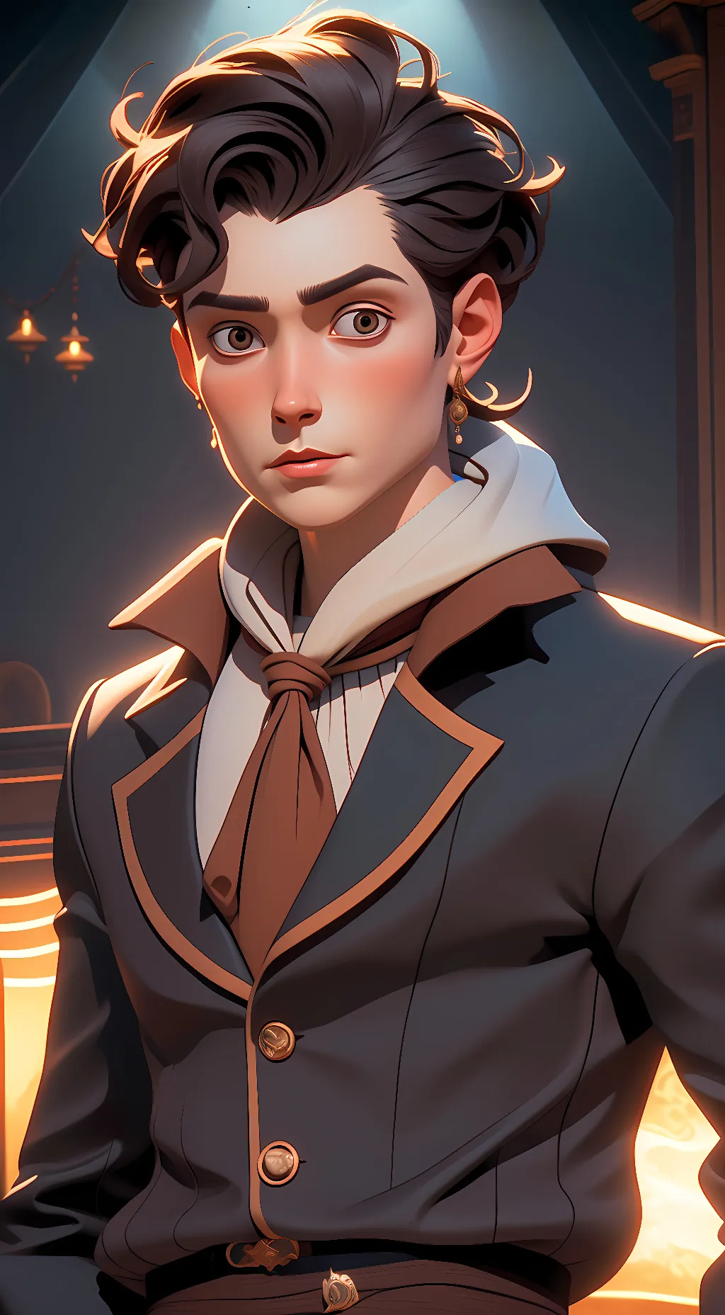 ai character: RoyalPear  background