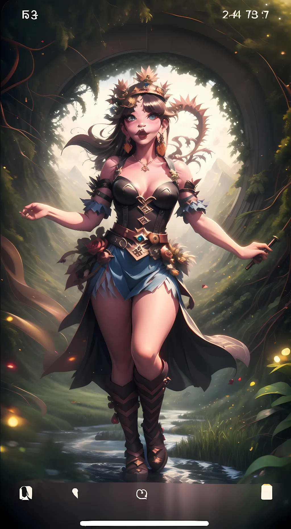 ai character: Melanie Martinez background