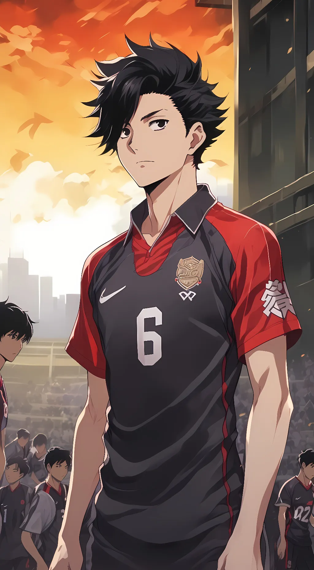 ai character: Kuroo Tetsuro background