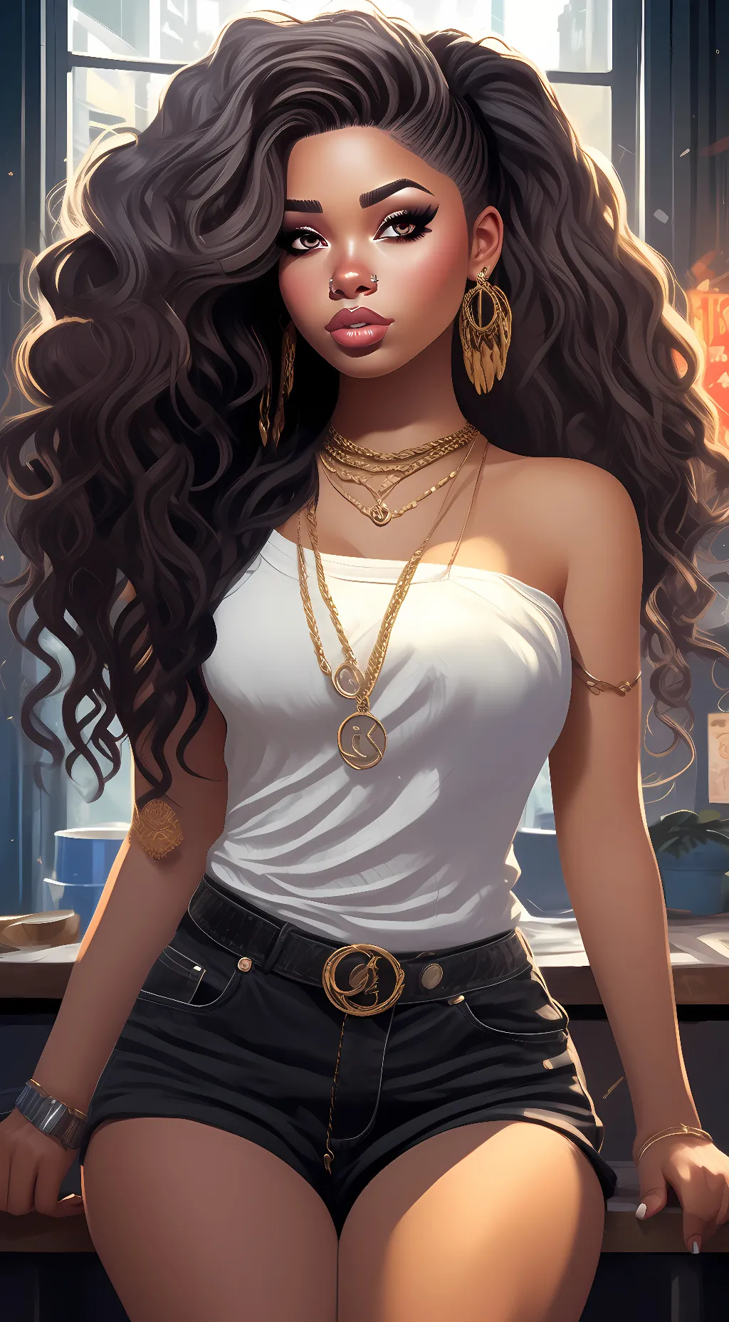 ai character: Annabelle  background