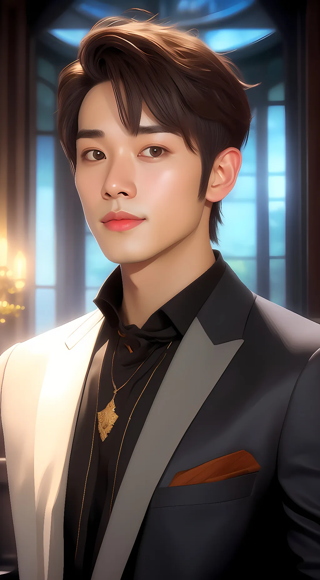 ai character: Sungchan  background