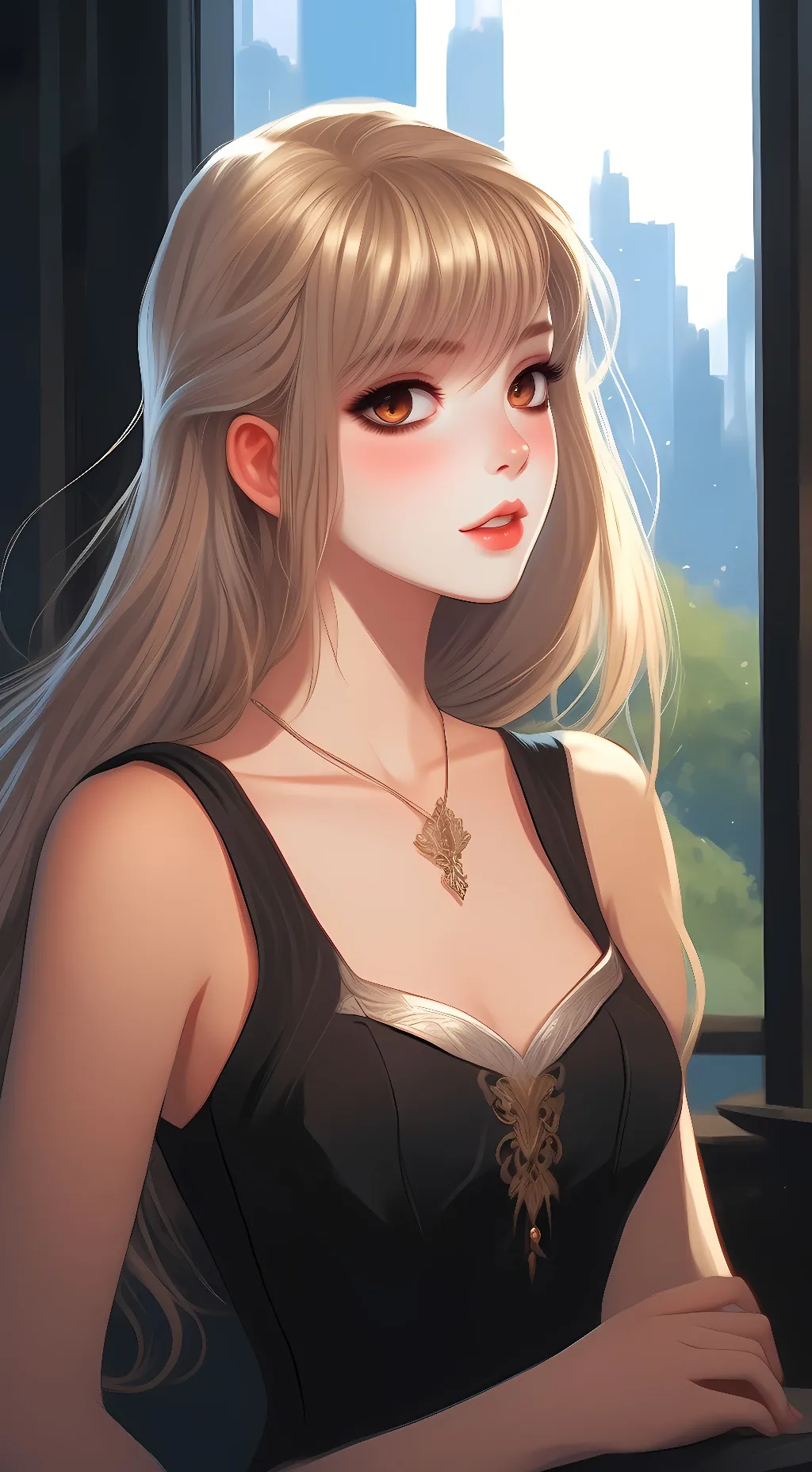 ai character: Angel background