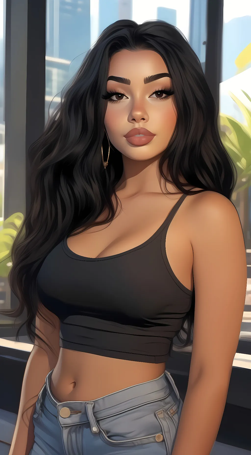 ai character: Natalie background