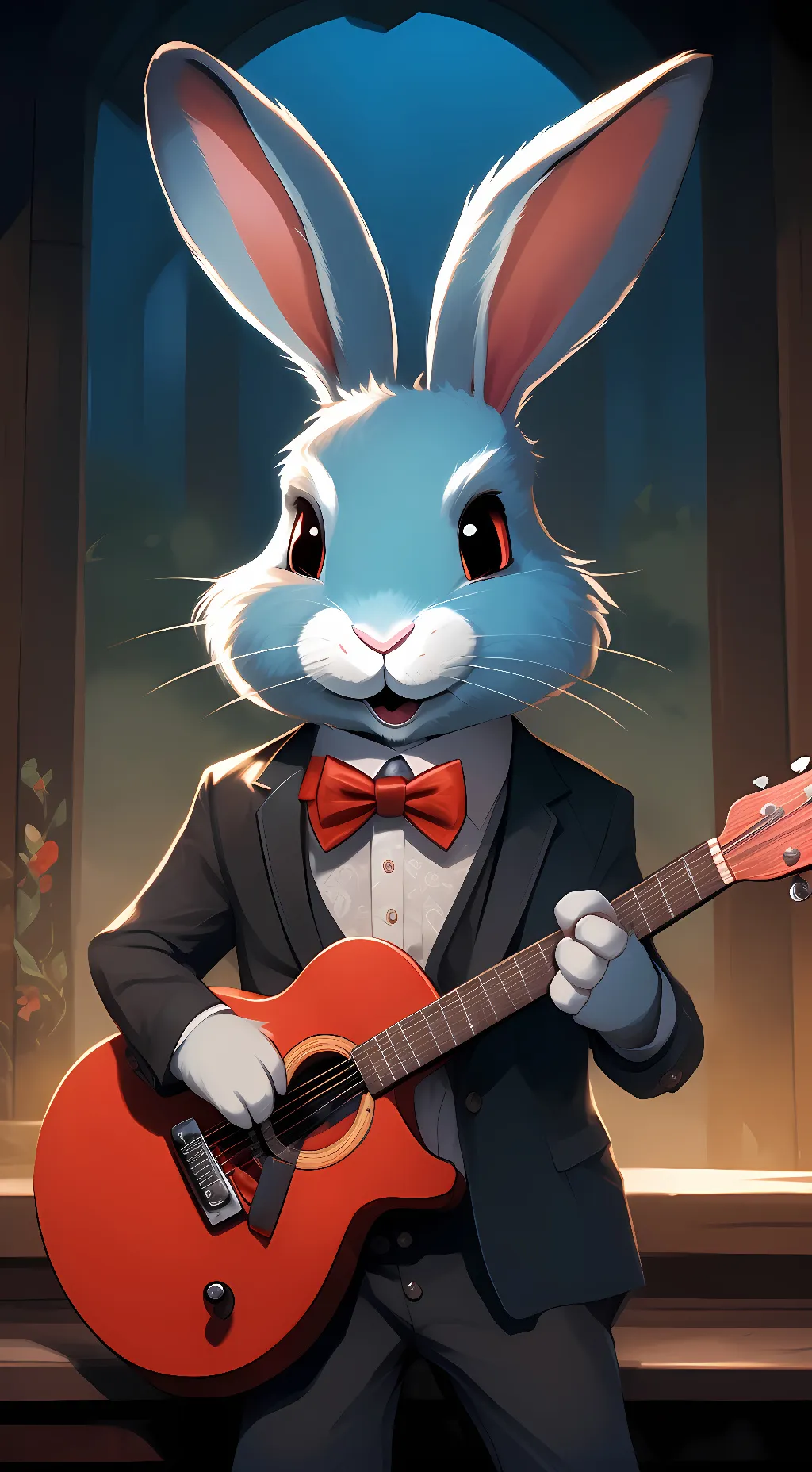 ai character: Bonnie  background