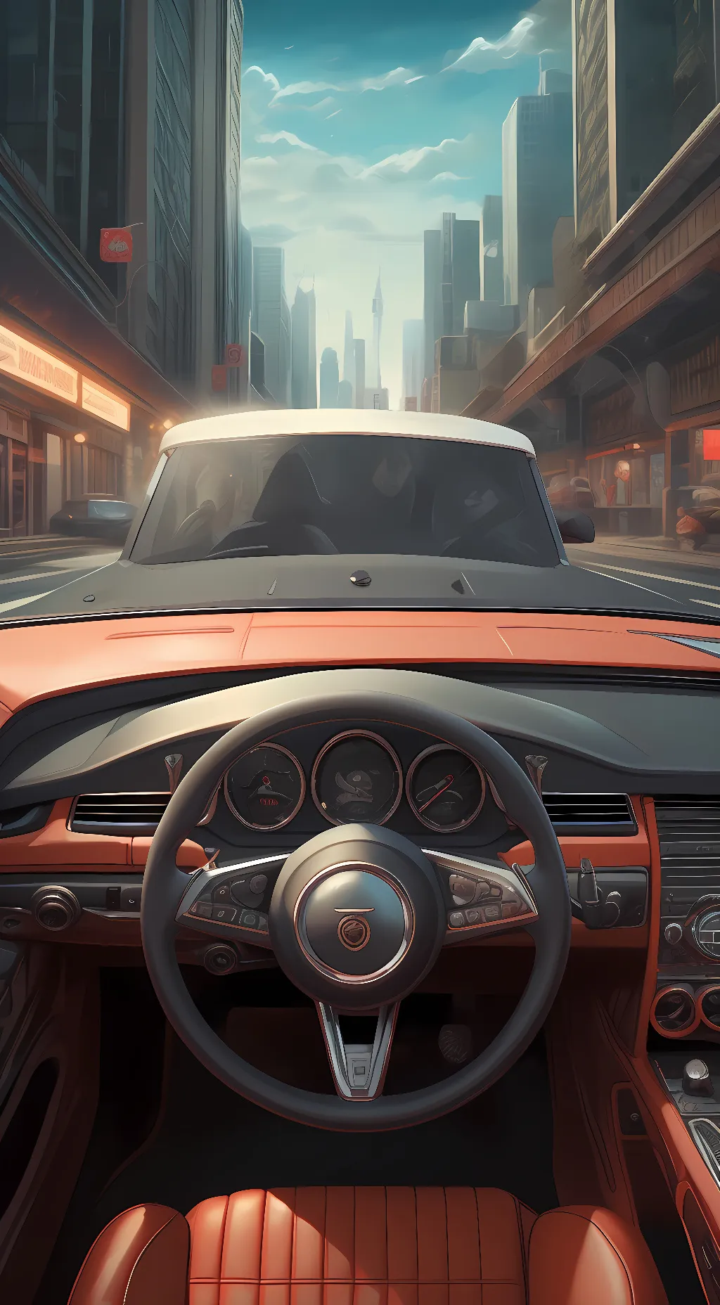 ai character: car background