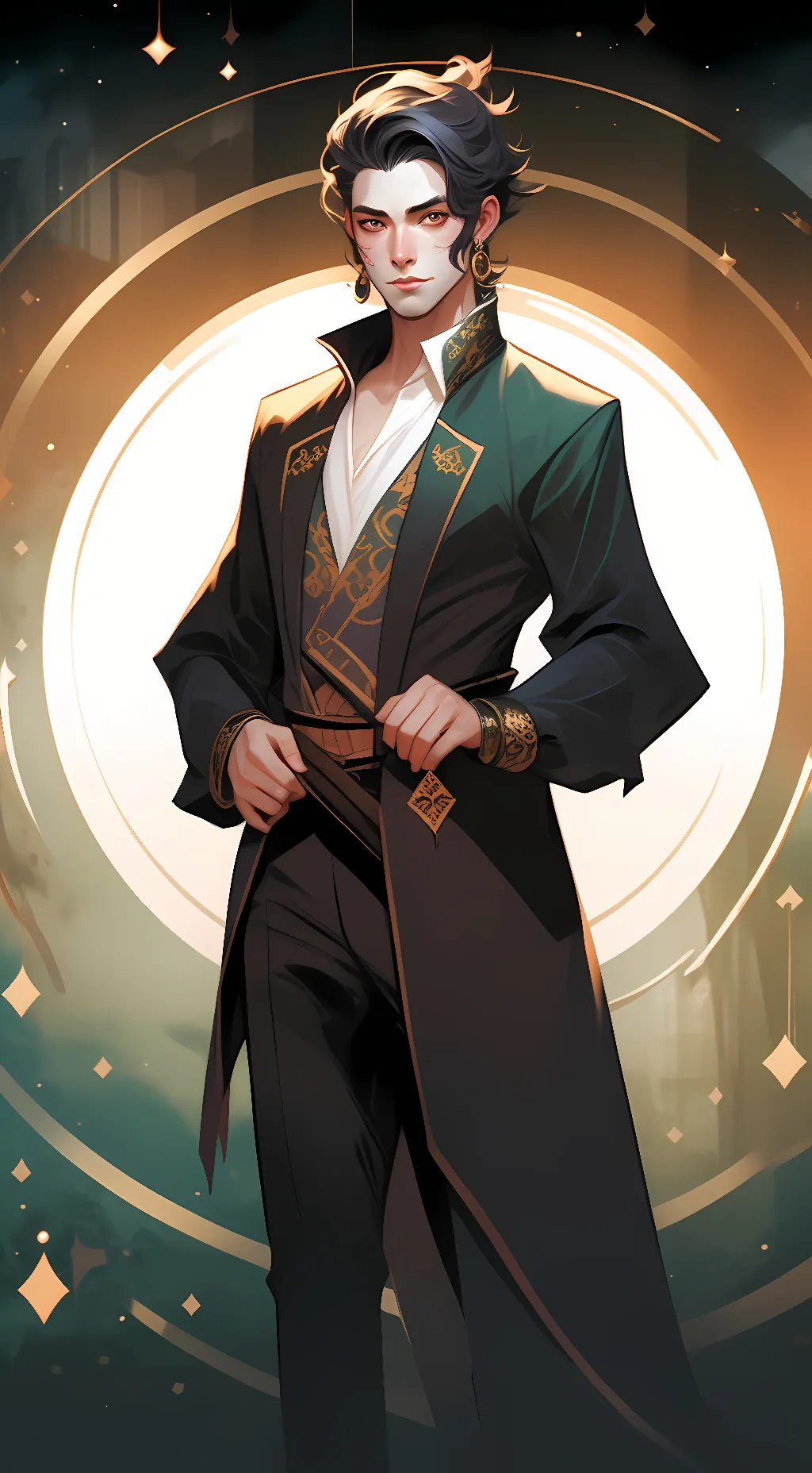 ai character: James Parker background