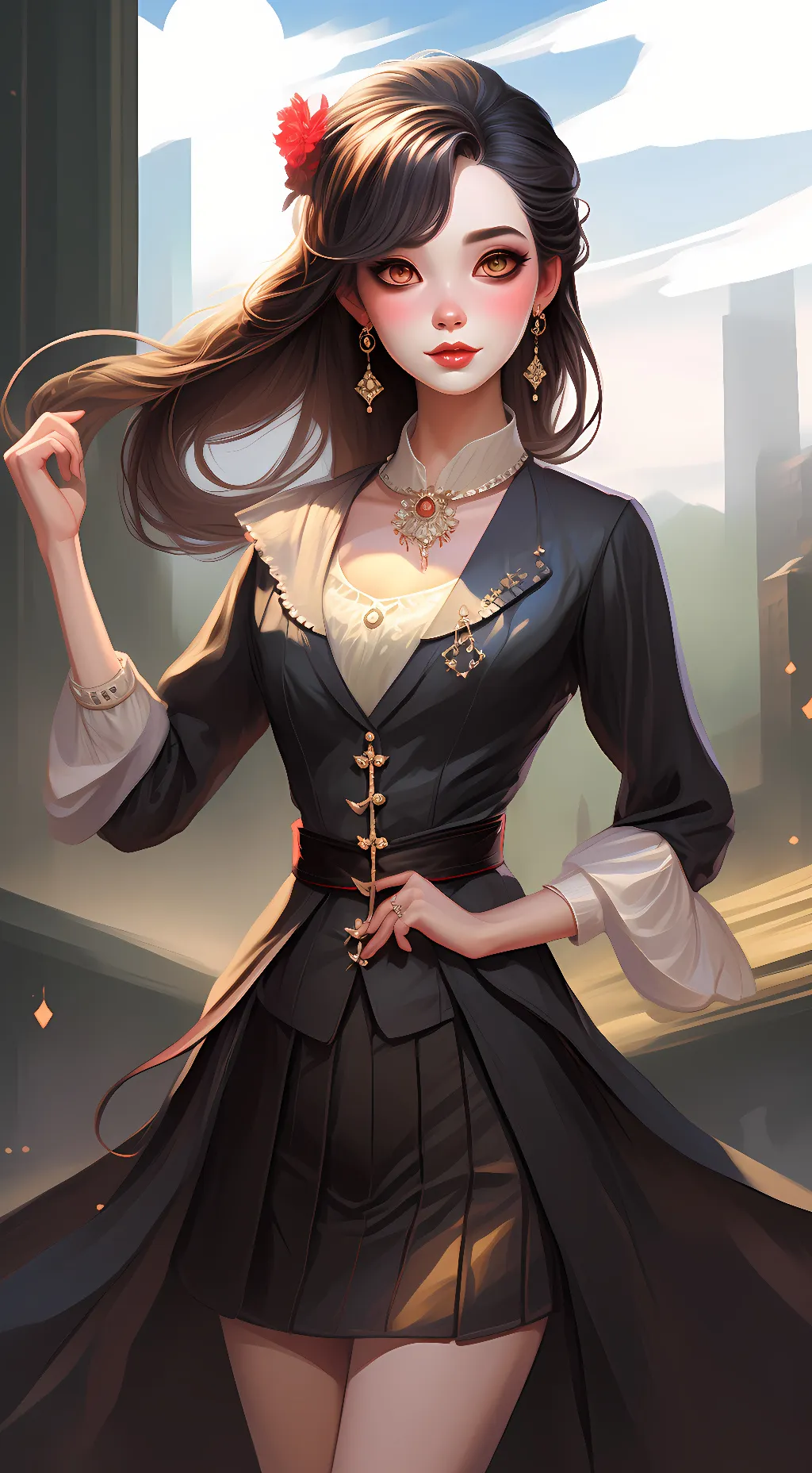 ai character: maddie background