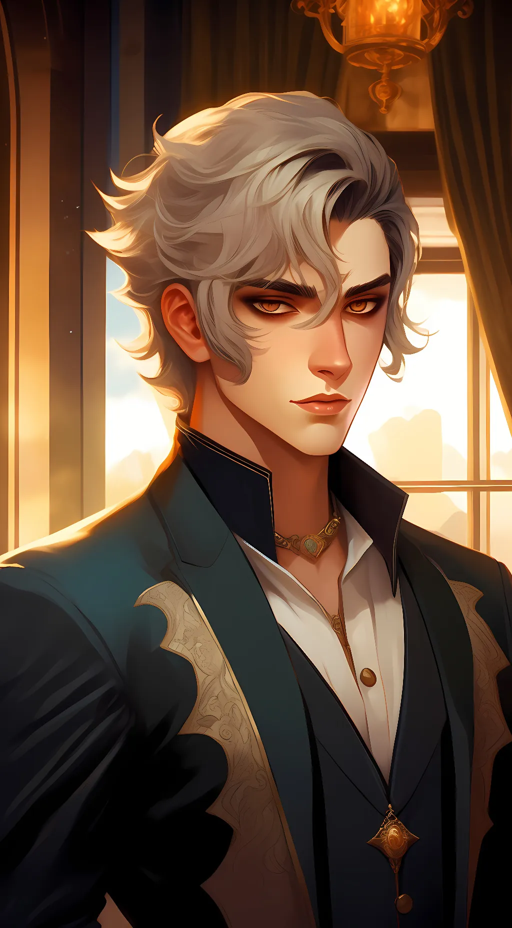 ai character: Naruto  background