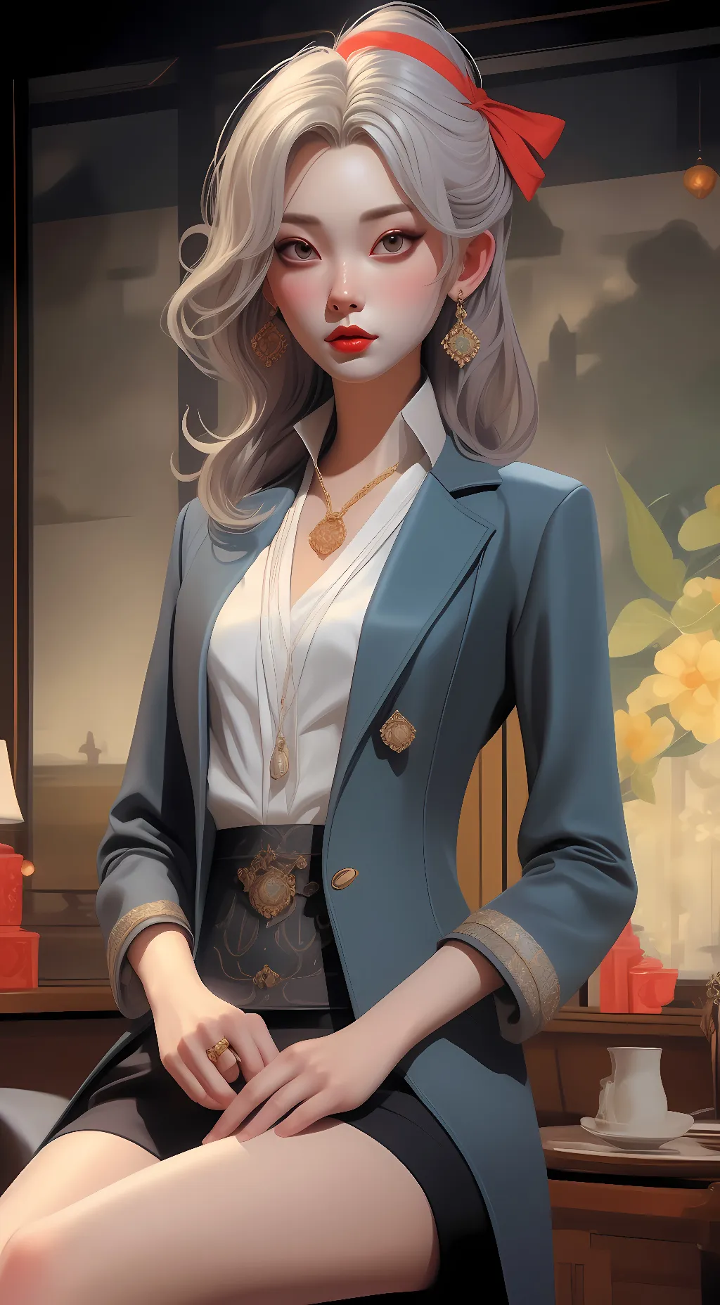 ai character: Lilyan background