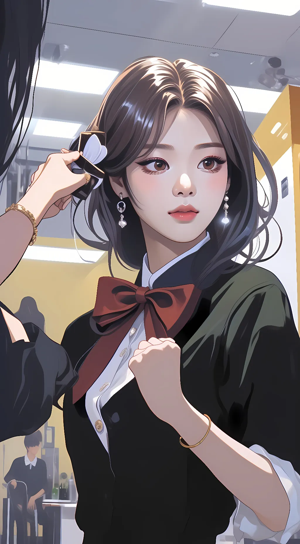 ai character: Chaeyoung  background