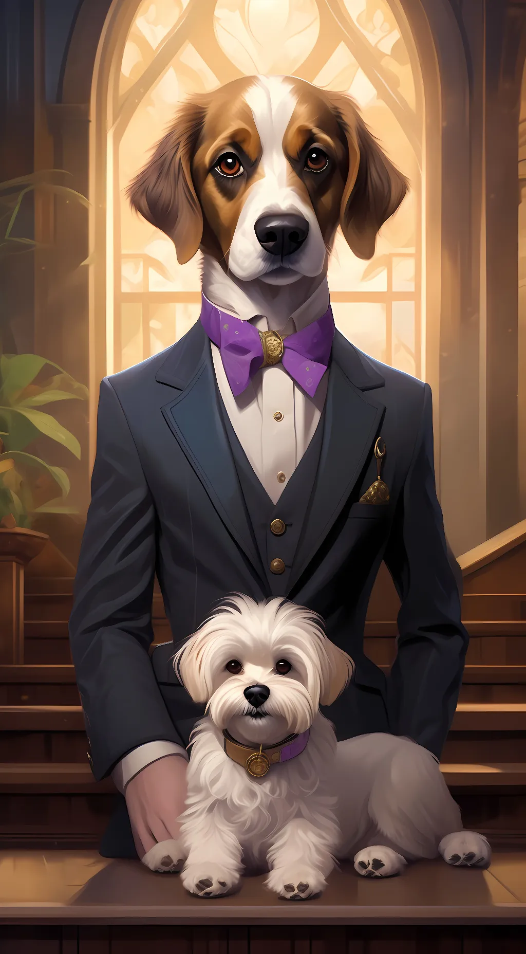 ai character: devlin  background