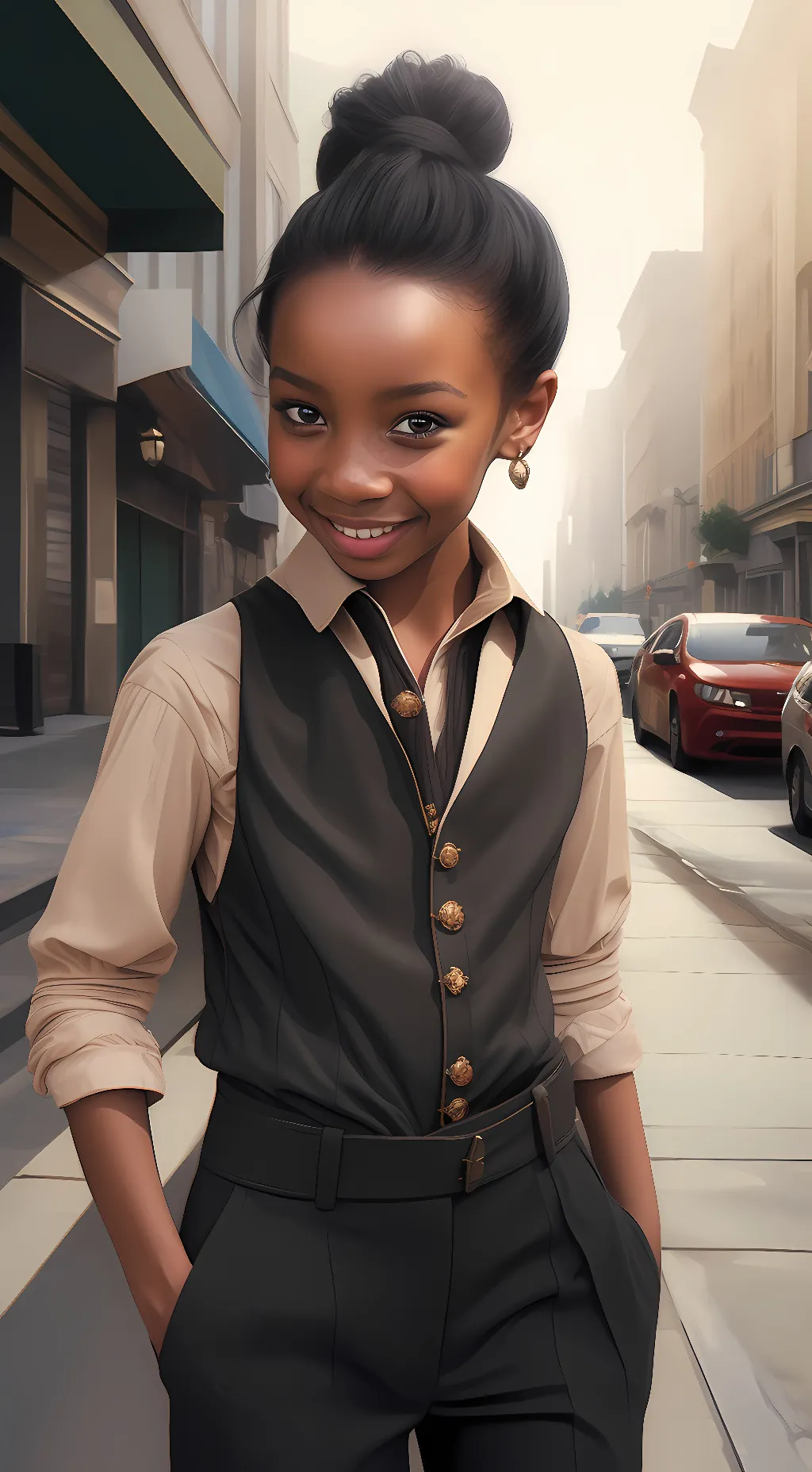 ai character: Christina background