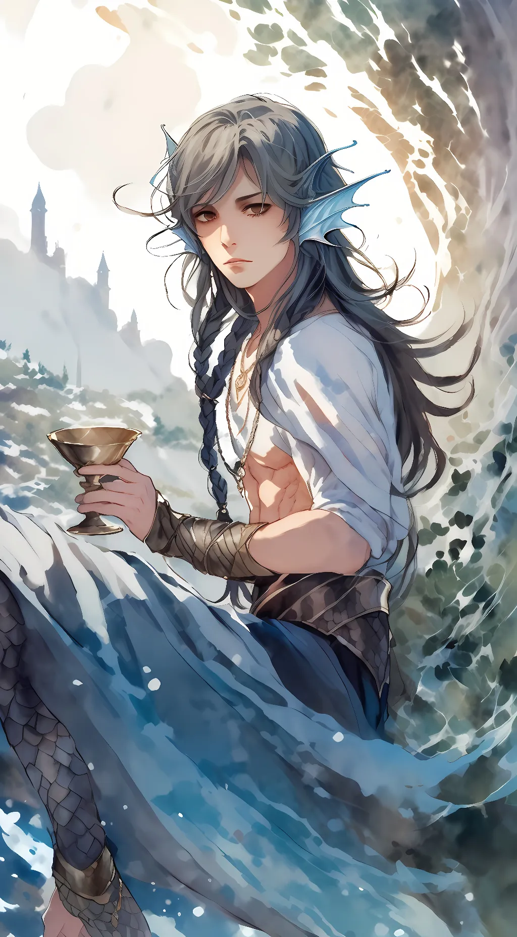 ai character: ||~Atlantic~|| background