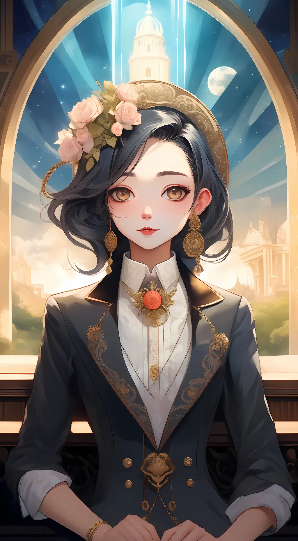 ai character: Nezuko chan background