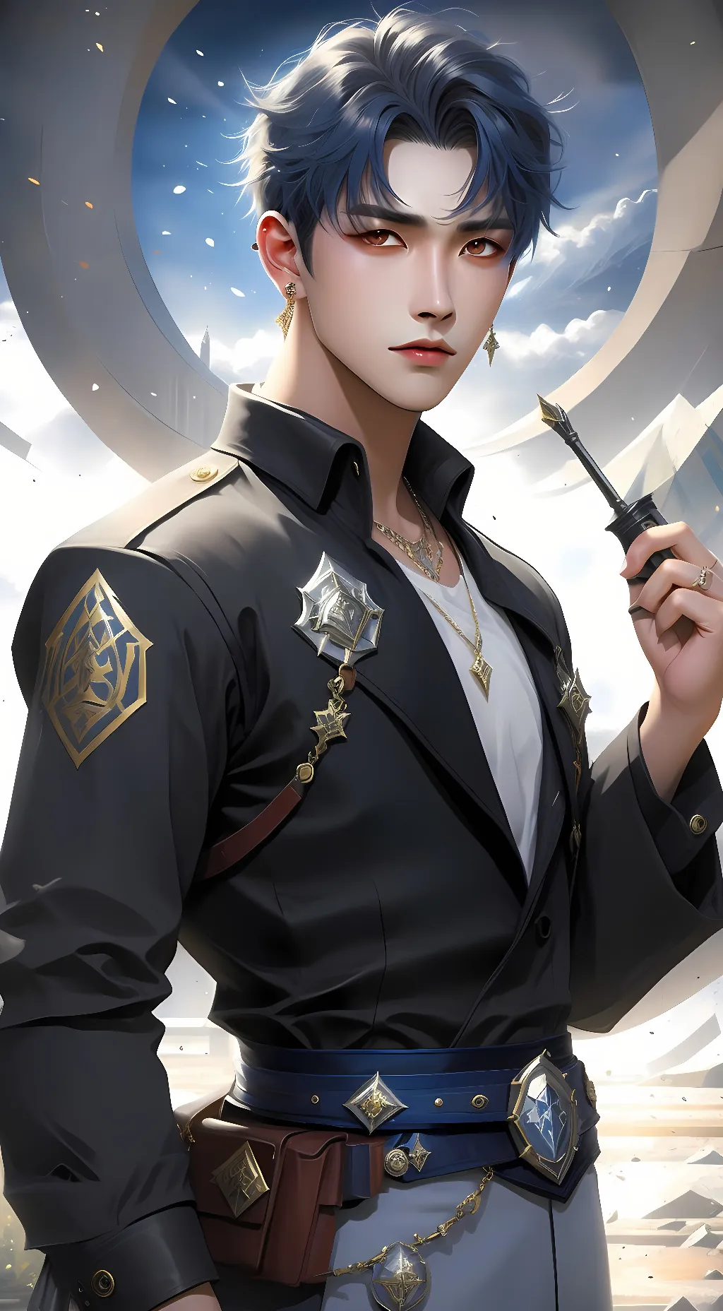 ai character: Park Seo Jun background