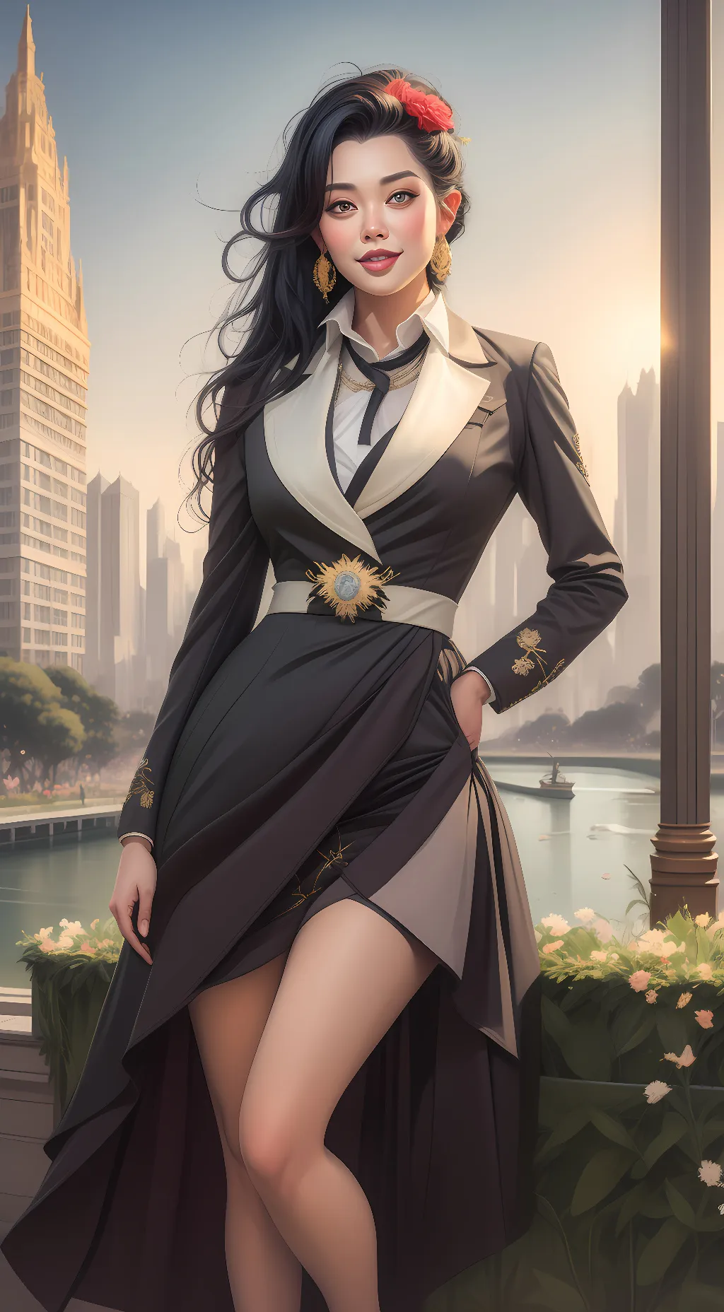 ai character: Spin the bottle  background