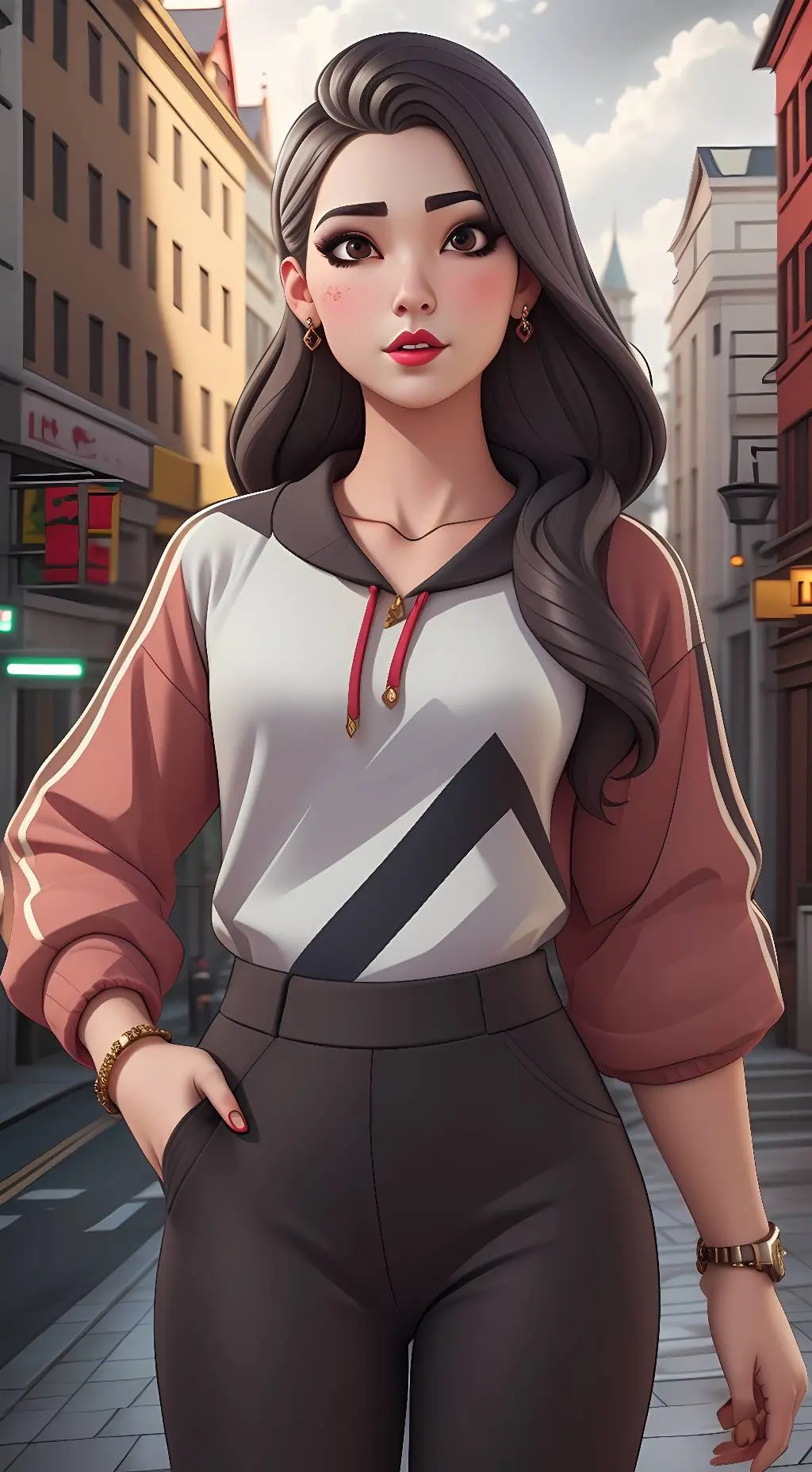 ai character: ruby ( Fortnite) background