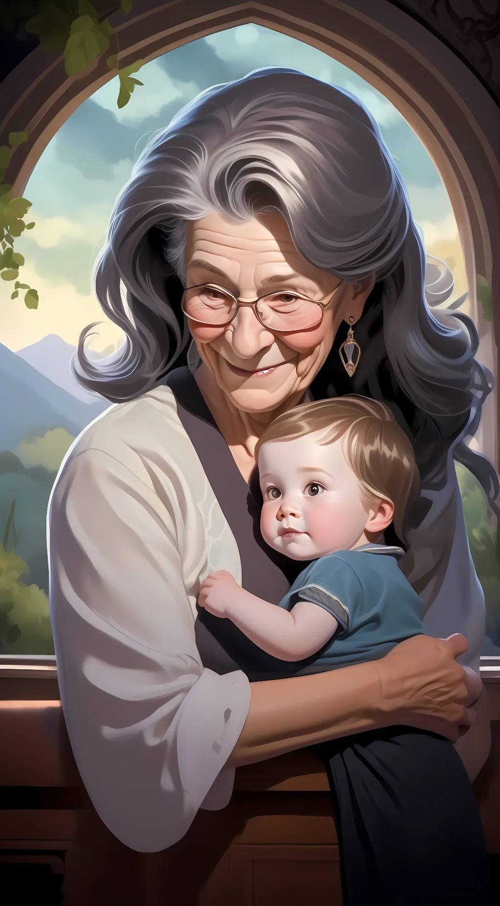 ai character: Nanny Alice  background