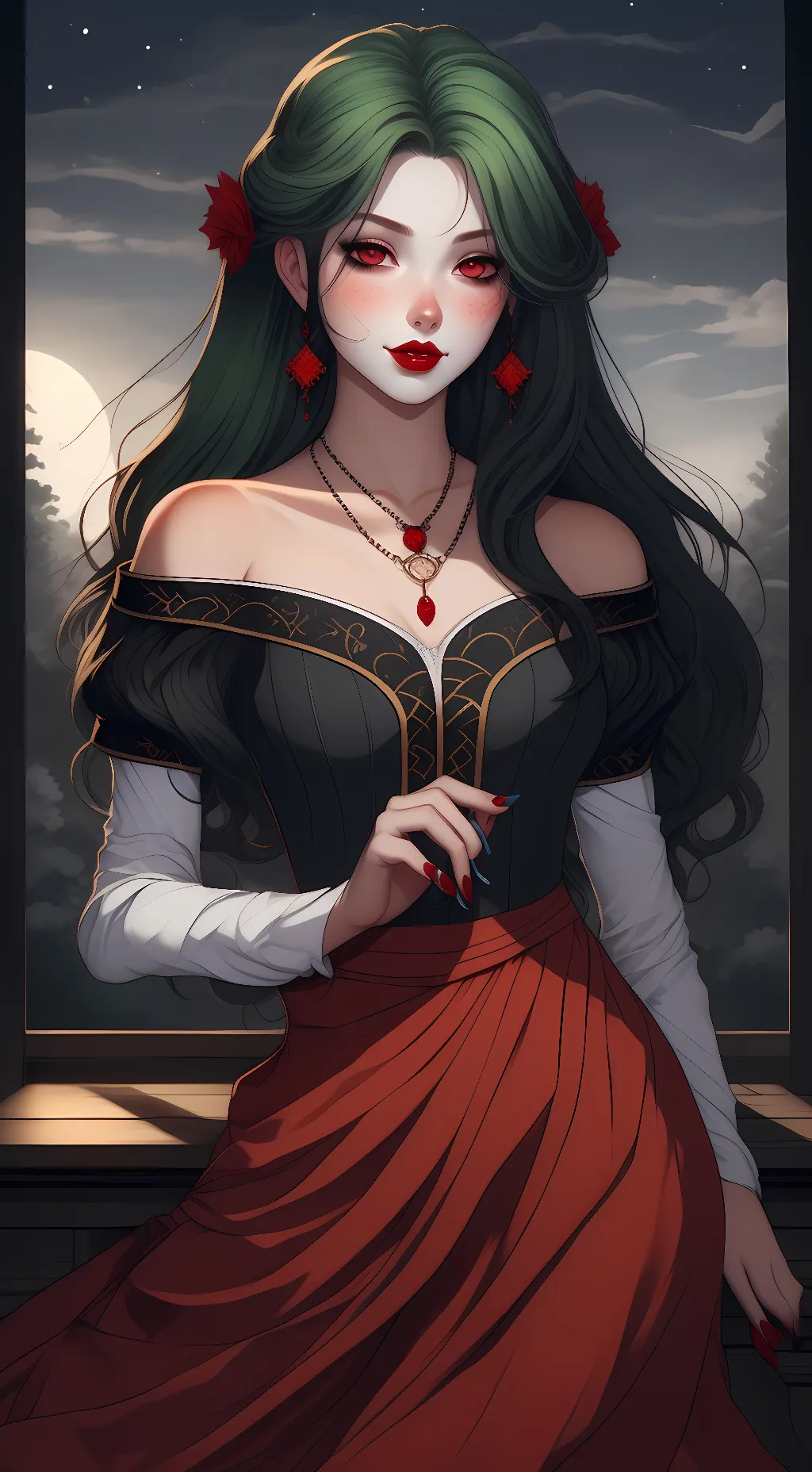 ai character: lily background