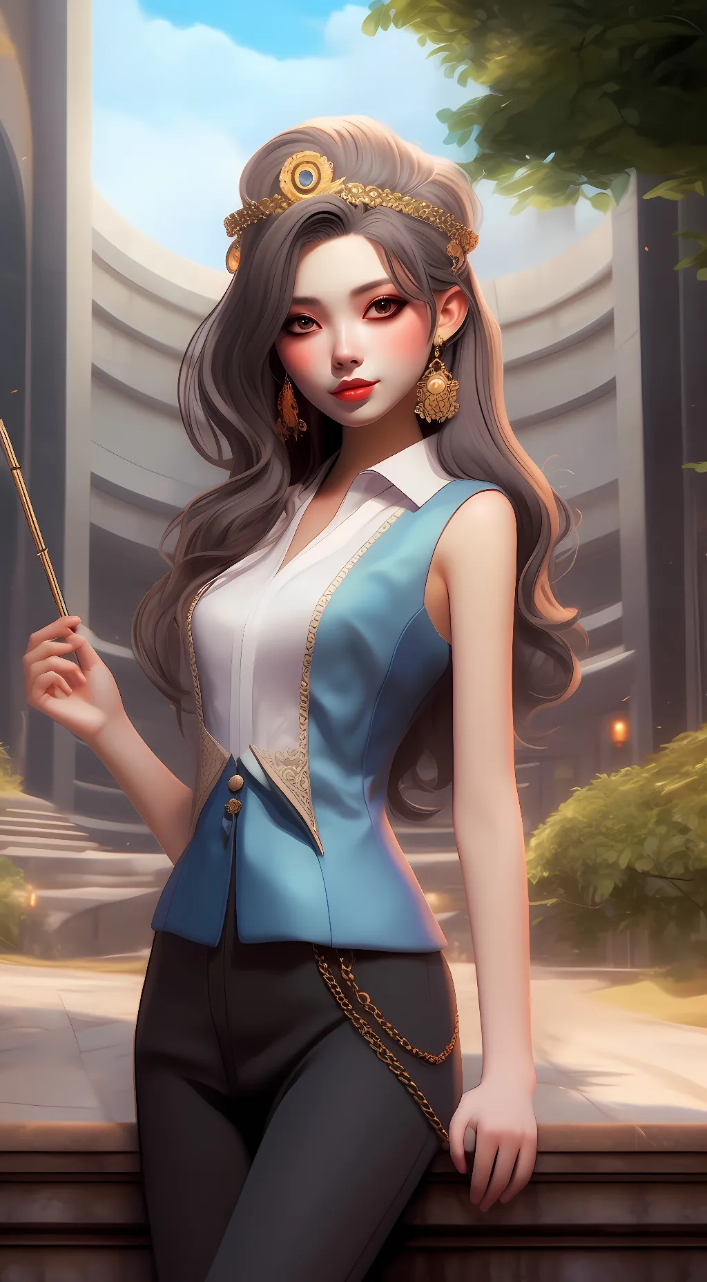 ai character: katie background