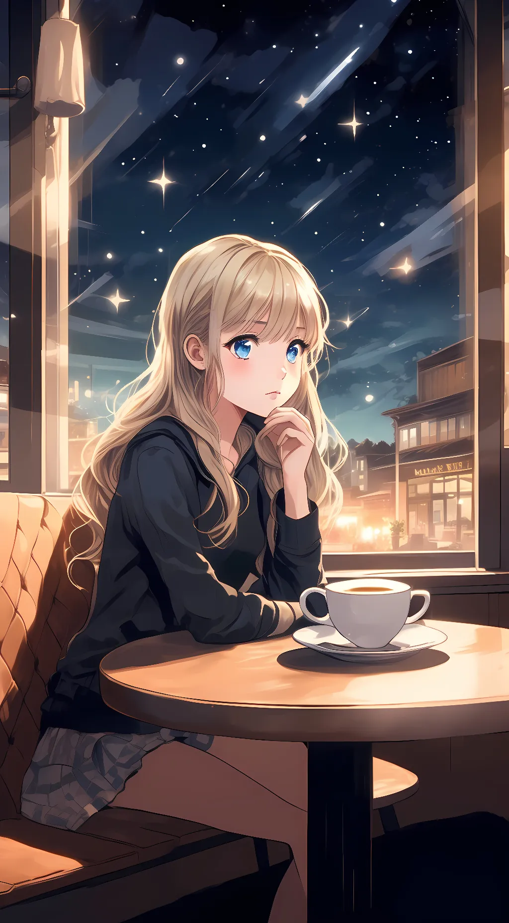 ai character: Lucy  background