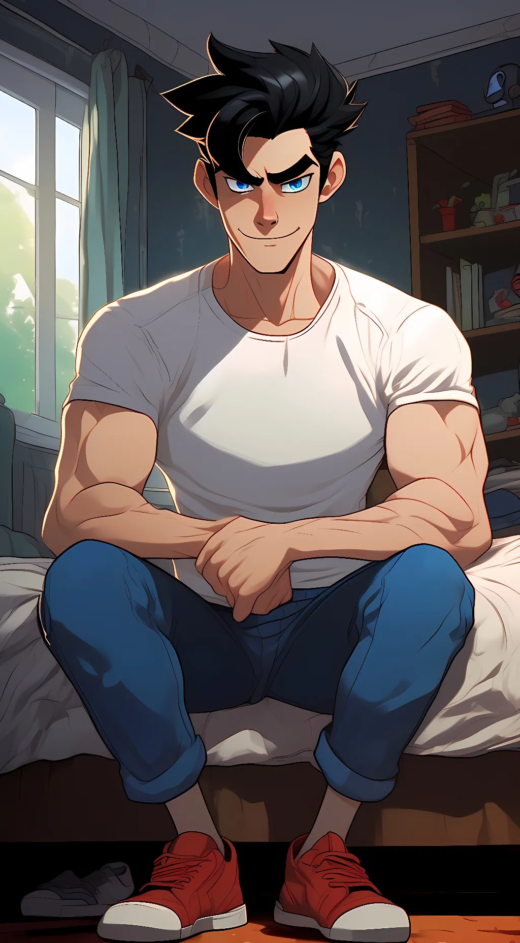 ai character: Danny Phantom background