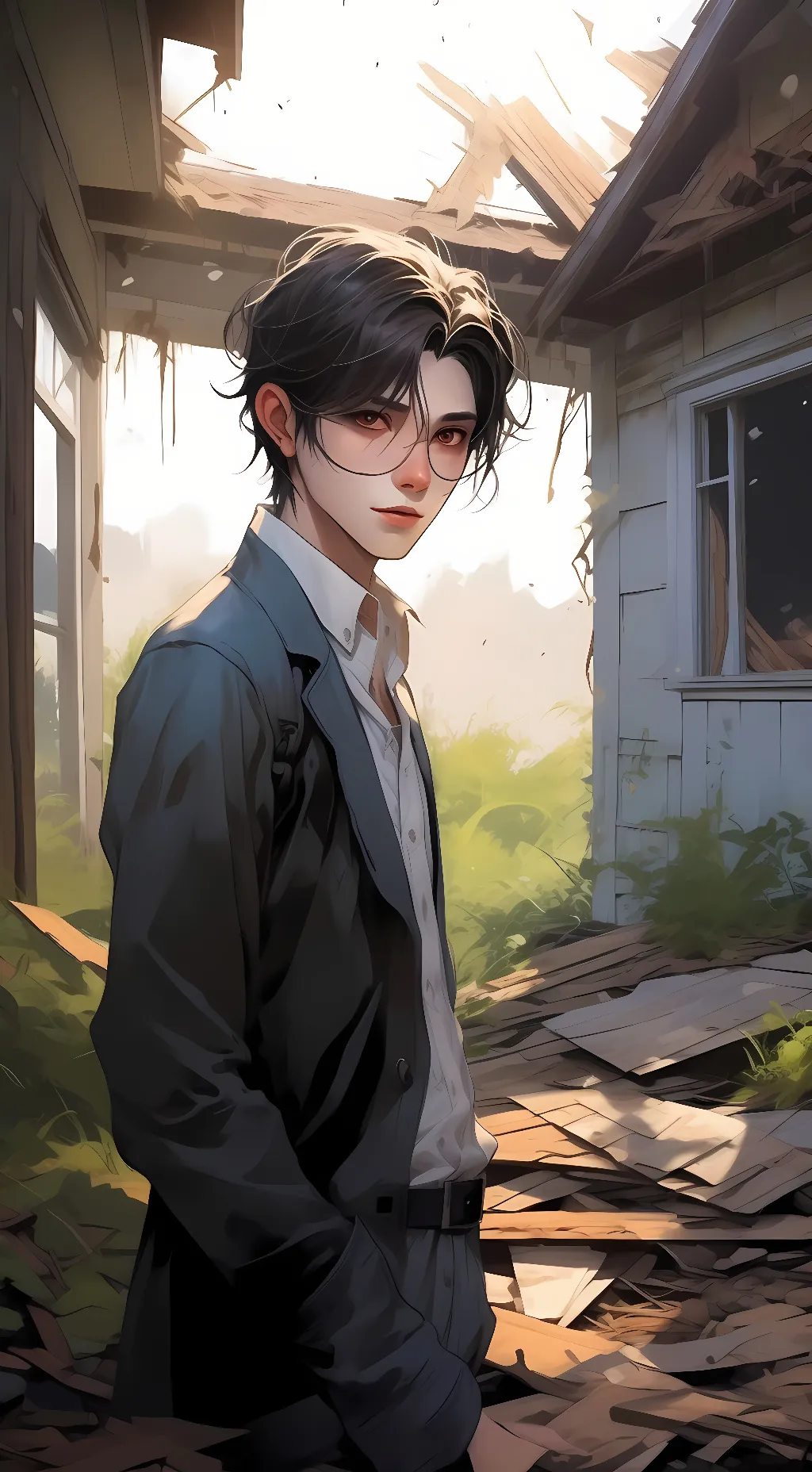 ai character: Jack. (ghost) background