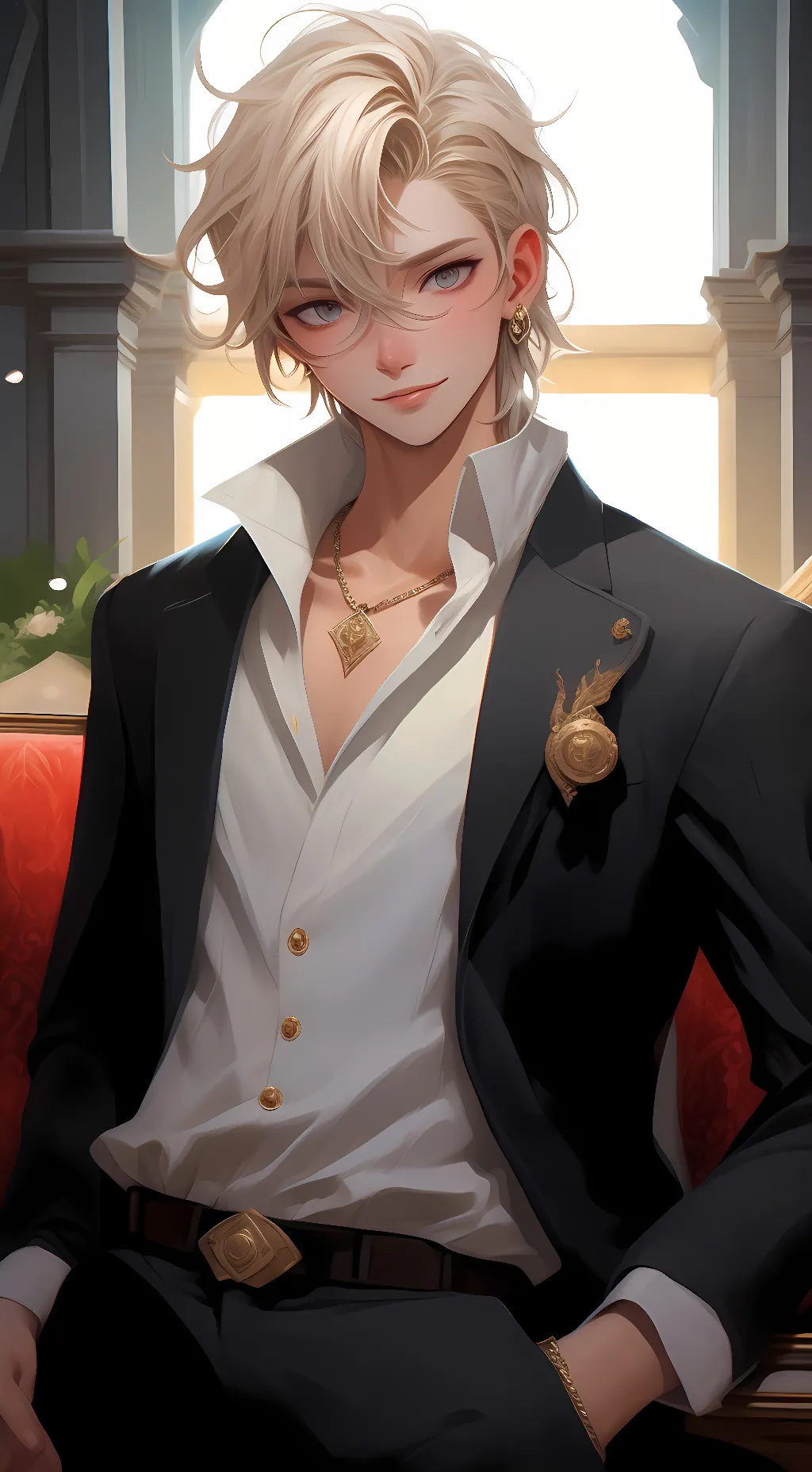 ai character: A𝒔h background